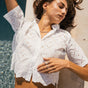 

Camisa amplia en bordado inglés Mujer Choko Beach Lace white | Freeman T. Porter