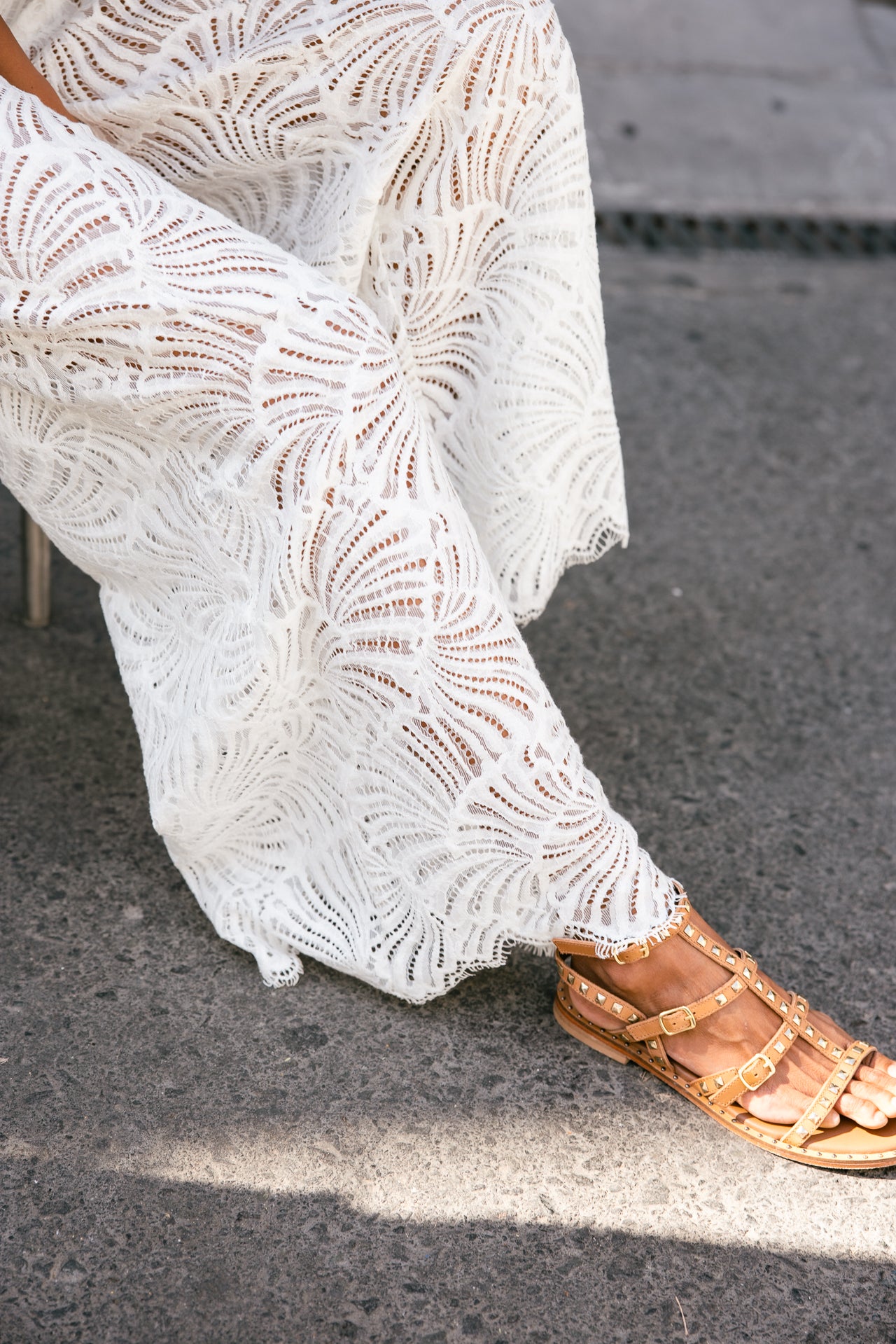 

Wide-leg trousers Women Patrizia Soft Lace white | Freeman T. Porter