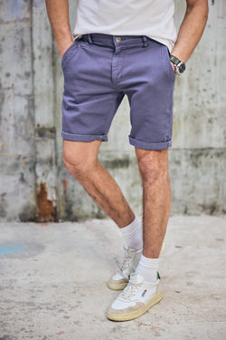 

Short chino Homme Gino Short Epic vintage indigo | Freeman T. Porter