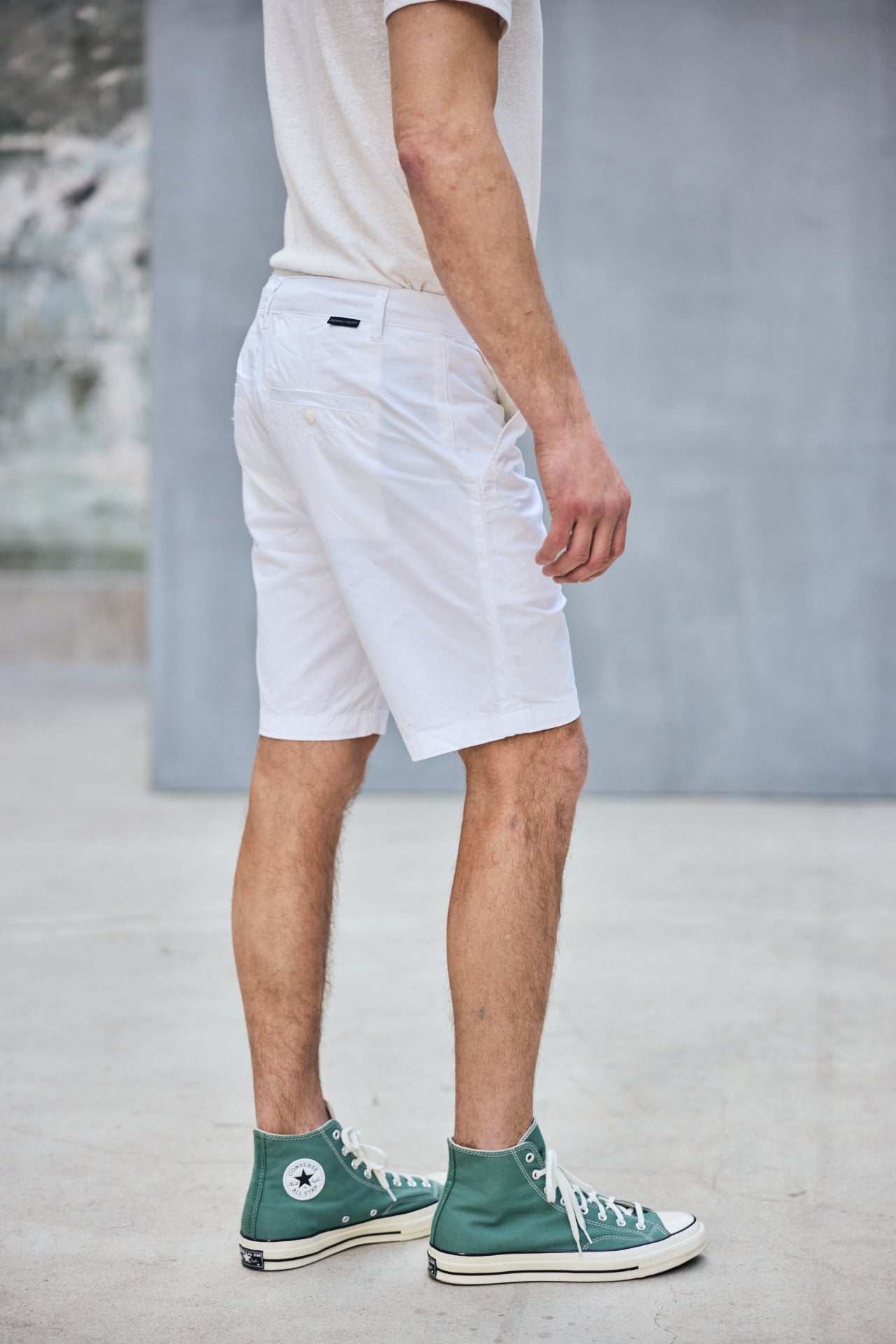 

Corto Hombres Gino Short Spike bright white | Freeman T. Porter