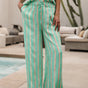 

Palazzo Hose Frau Phandy Crafty Stripe deep mint | Freeman T. Porter