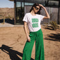 

Palazzo pants Woman Phandy Ibiza jolly green | Freeman T. Porter