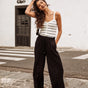 

Pantalon palazzo Femme Phandy Plain Color black | Freeman T. Porter