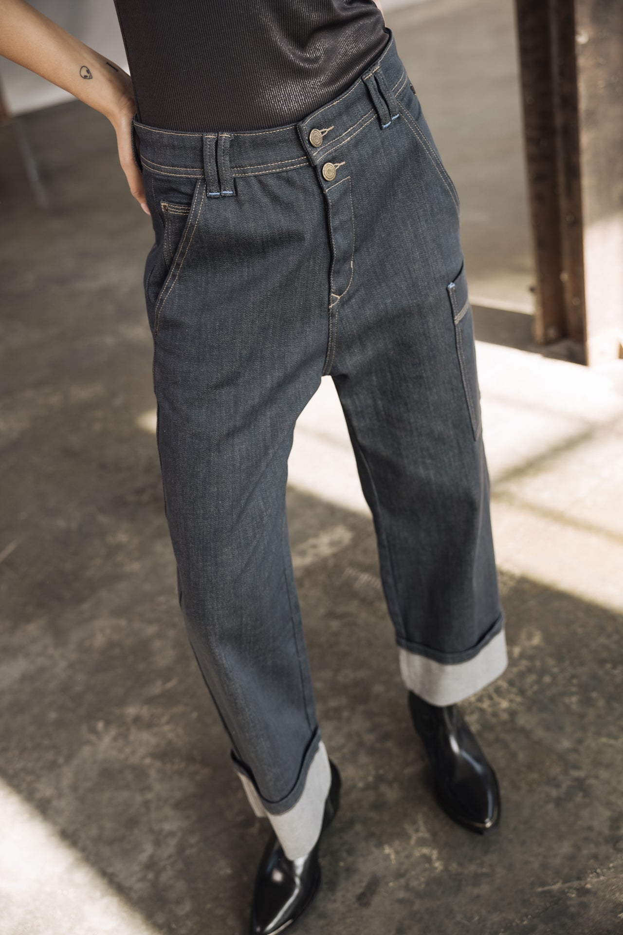 

Cropped cargo jeans Woman Charly buji | Freeman T. Porter