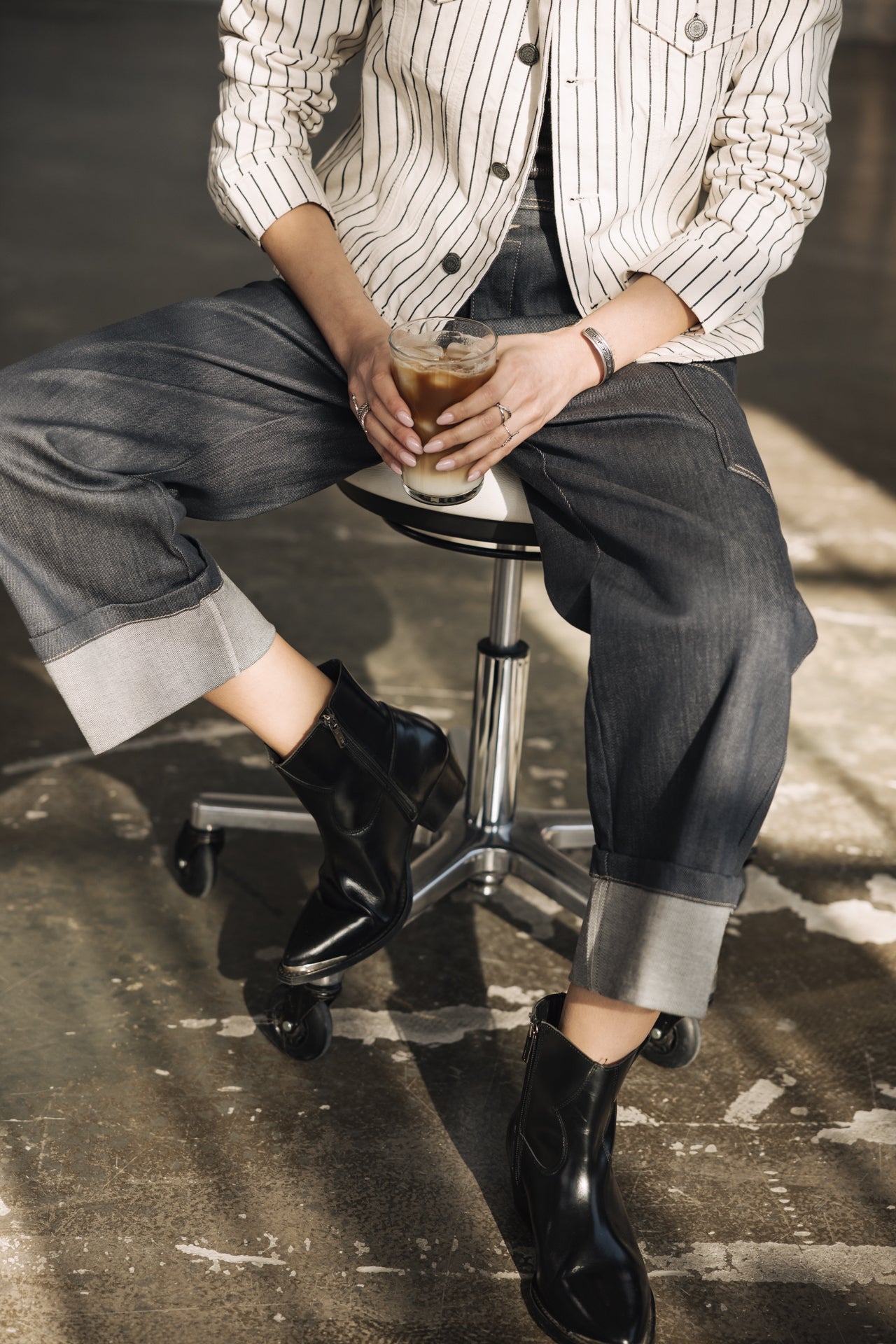 

Cropped cargo jeans Woman Charly buji | Freeman T. Porter