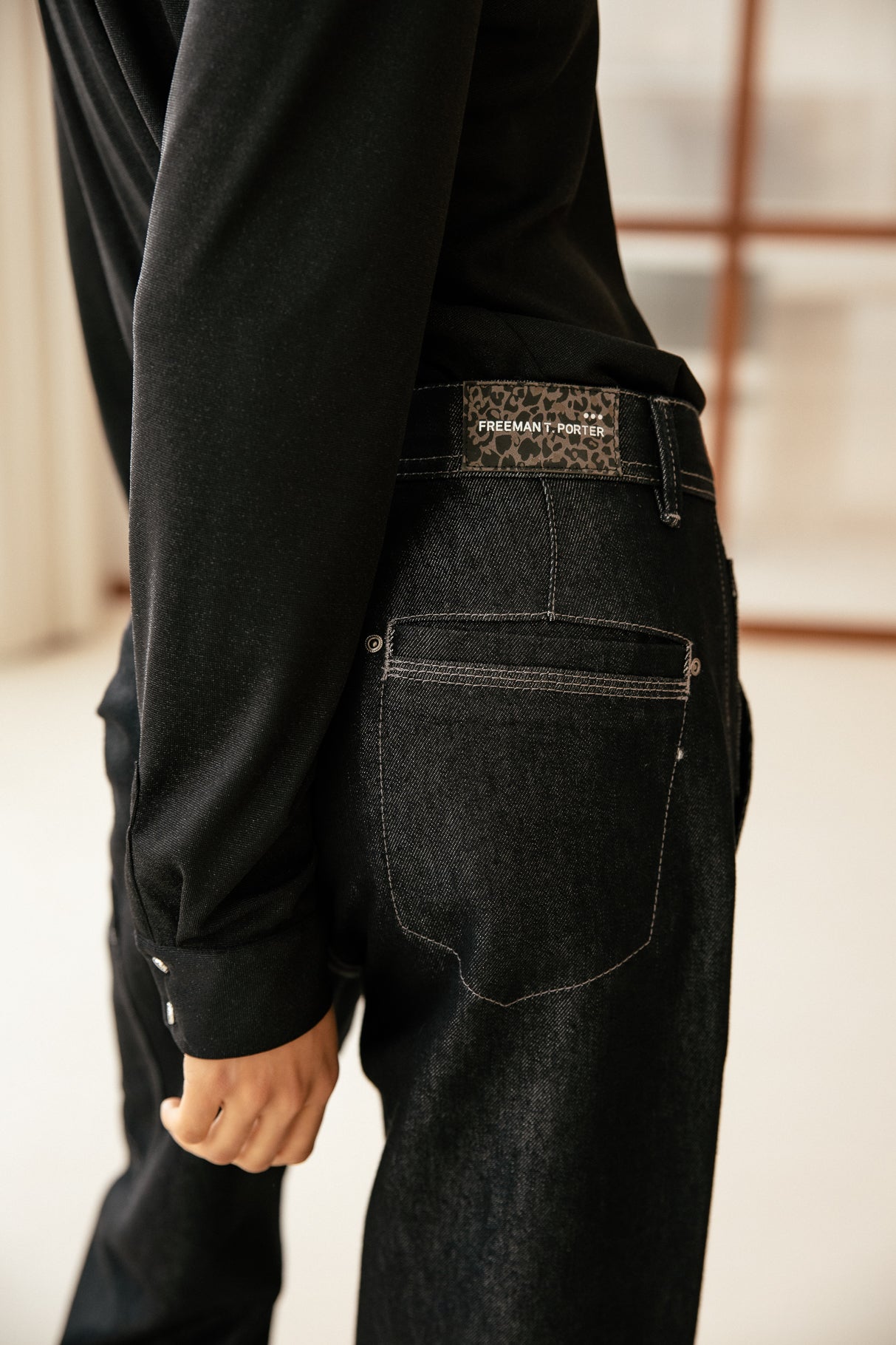 

Jeans Workwear Femme Charly Denim mercura | Freeman T. Porter