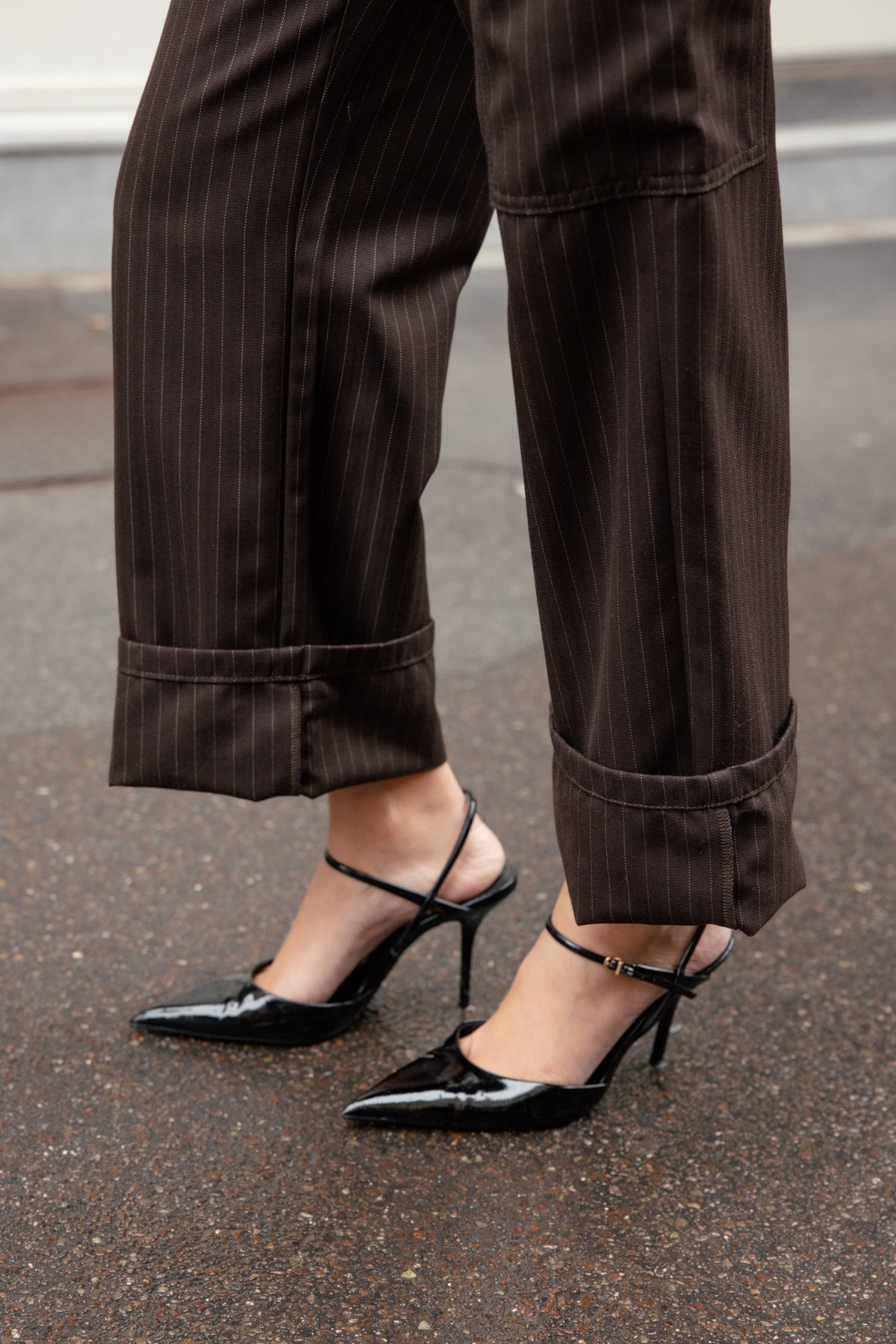 

7/8 Workwear-Hose mit mittelhoher Taille Damen Charly Ristretto chocolate torte | Freeman T. Porter