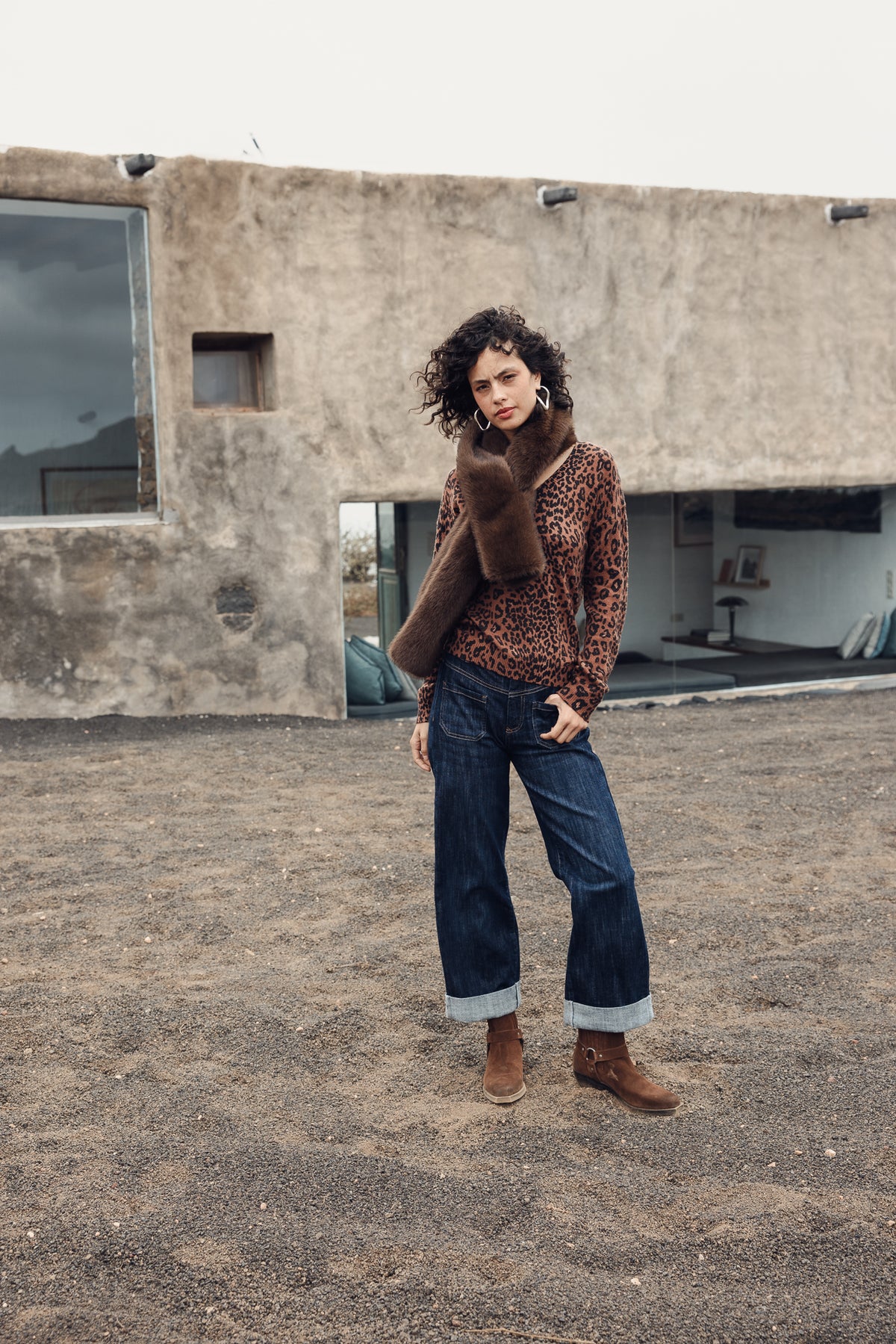 

Jeans largos 7/8 com bainha virada e cintura média Mulher Alice bloop | Freeman T. Porter