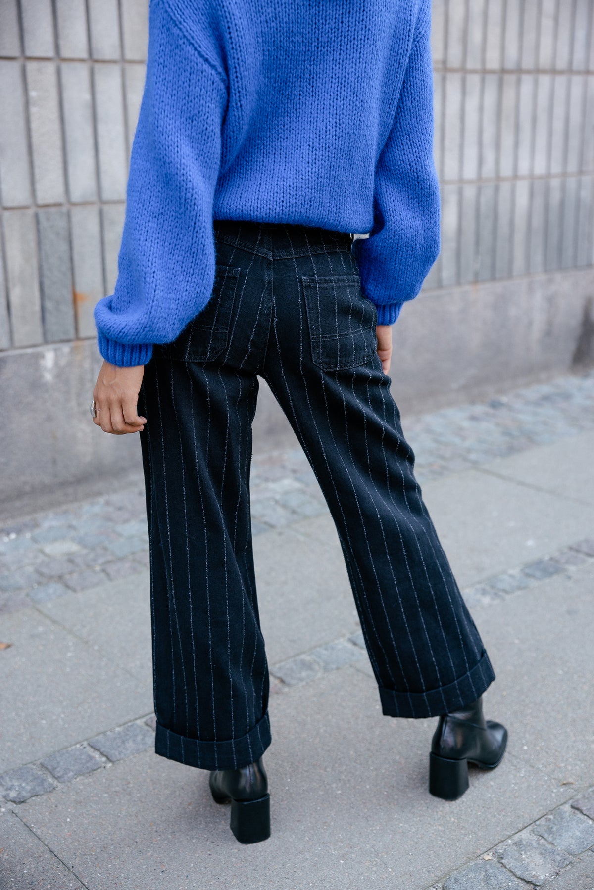 

Wide Leg Jeans Damen Alice meteor pique | Freeman T. Porter