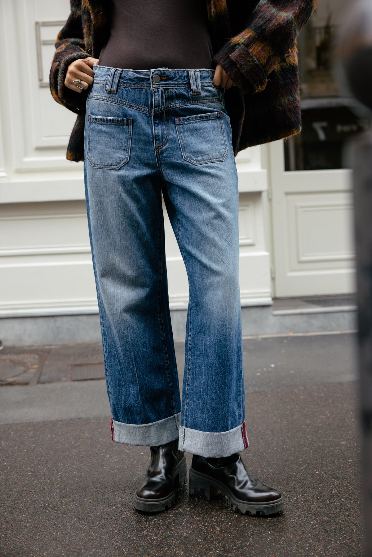   
            

Wide 7/8 jeans with turn-up and mid-rise Women Alice skill | Freeman T. Porter
          