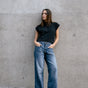 

Jeans cropped large Femme Alice Denim barsen | Freeman T. Porter