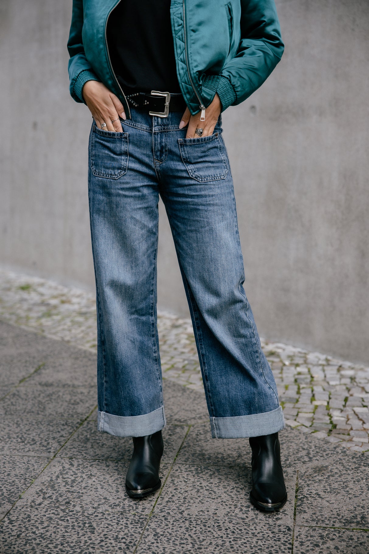 

Jeans cropped large Woman Alice Denim barsen | Freeman T. Porter