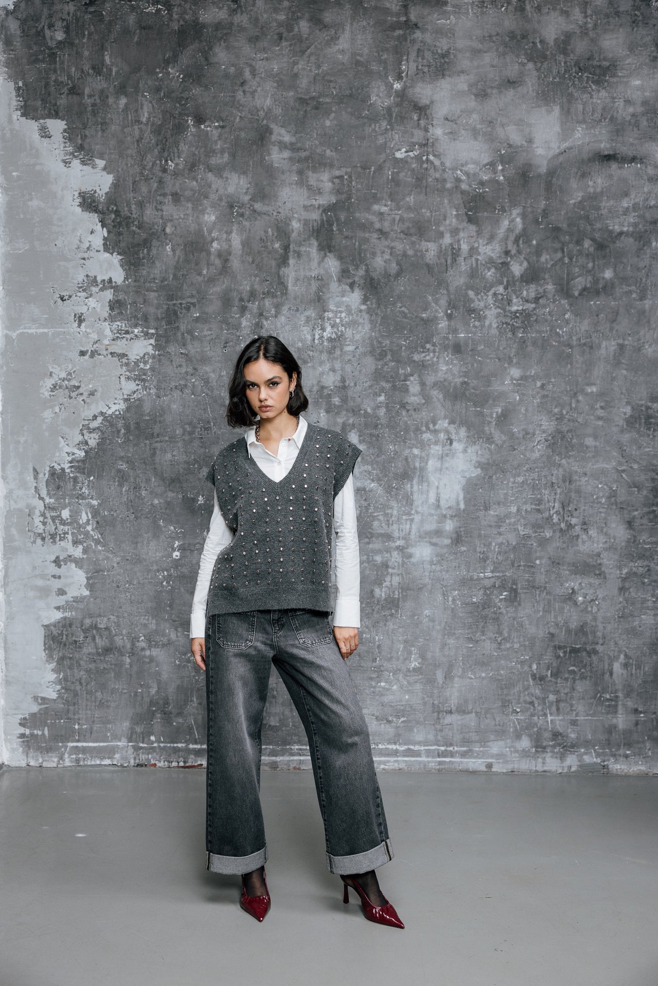 

Jeans cropped large Femme Alice seila | Freeman T. Porter