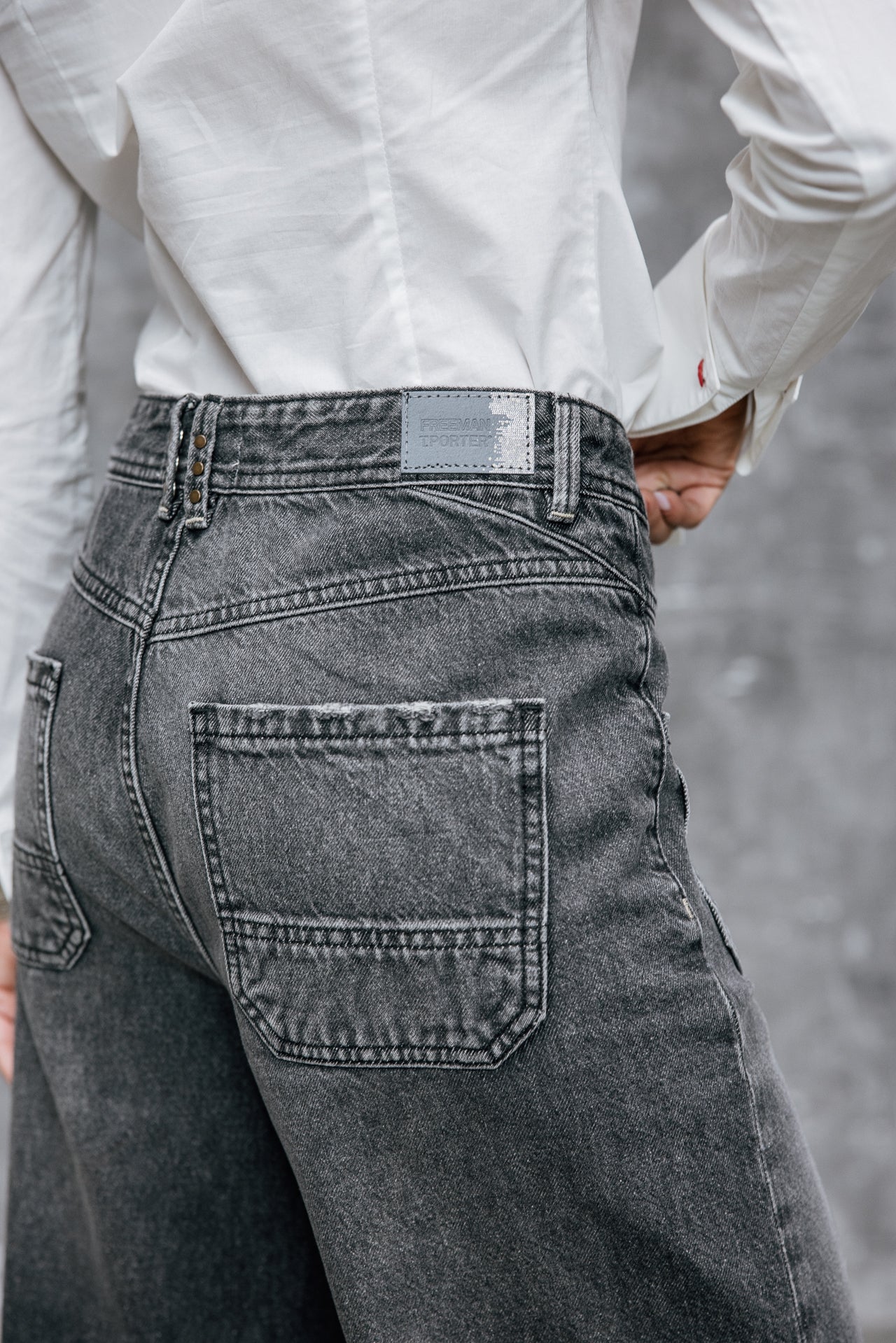 

Jeans cropped large Femme Alice seila | Freeman T. Porter