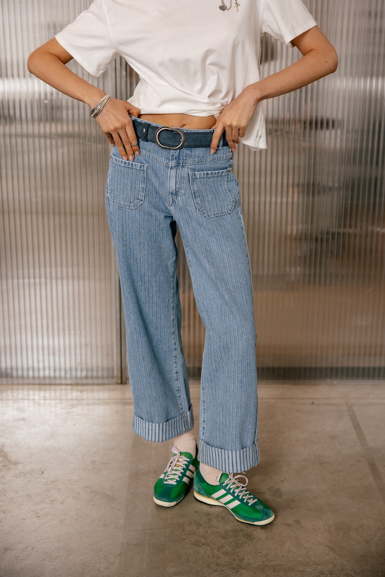   
            

Jeans cropped large Femme Alice Denim burgee | Freeman T. Porter
          