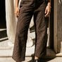 

Pantalon large brodé Femme Alice Embroidery brown | Freeman T. Porter
