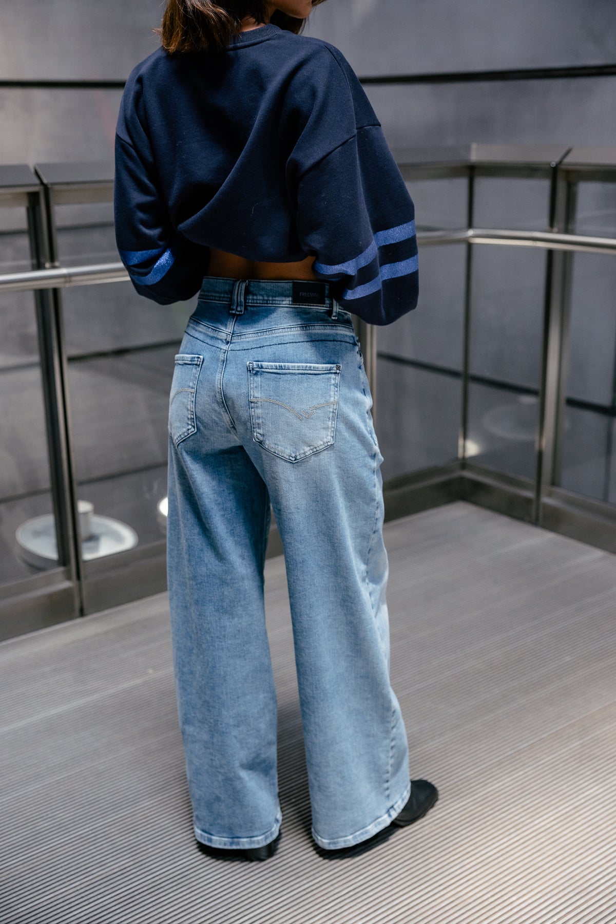 

Wide-Leg Jeans Damen Gaby midolo | Freeman T. Porter