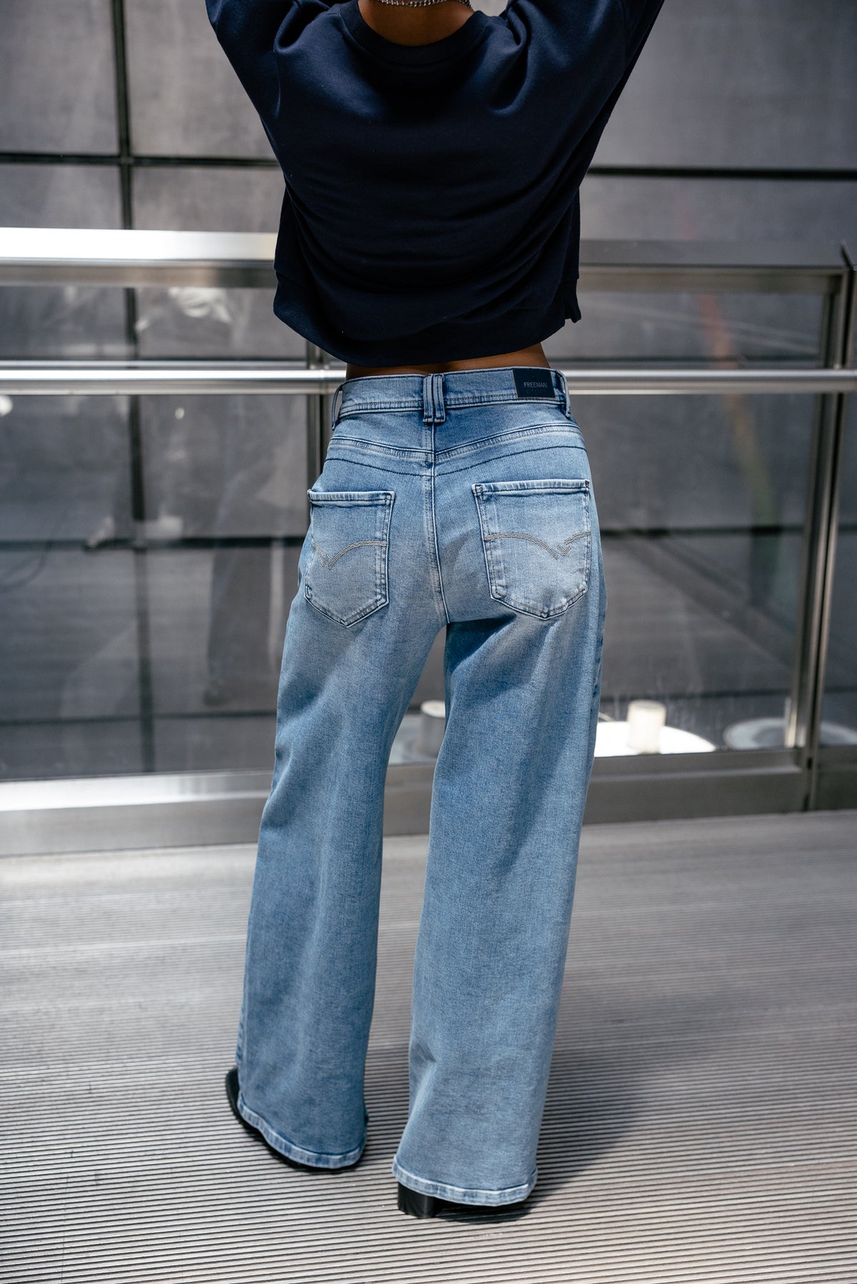 

Wide-Leg Jeans Damen Gaby midolo | Freeman T. Porter