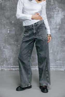 

Wide Straight Jeans Damen Gaby mimetismo | Freeman T. Porter