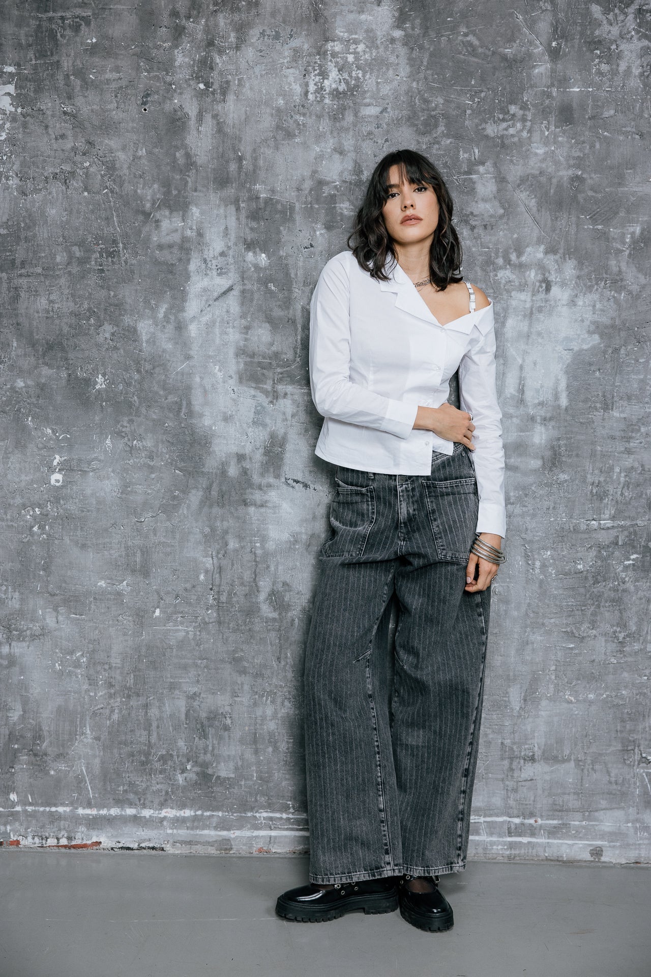 
              

Wide Straight Jeans Damen Gaby mimetismo | Freeman T. Porter
            