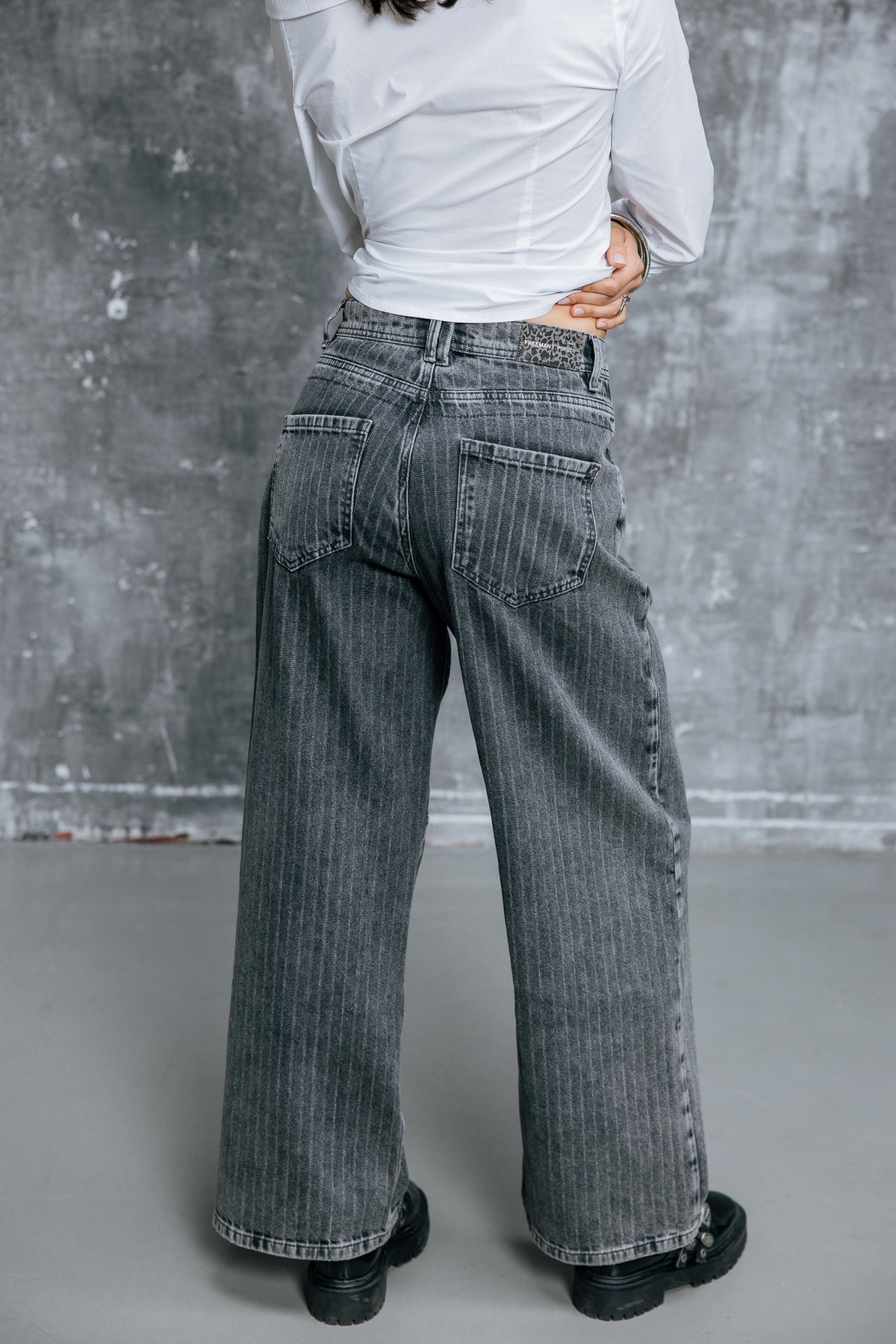 

Wide Straight Jeans Damen Gaby mimetismo | Freeman T. Porter