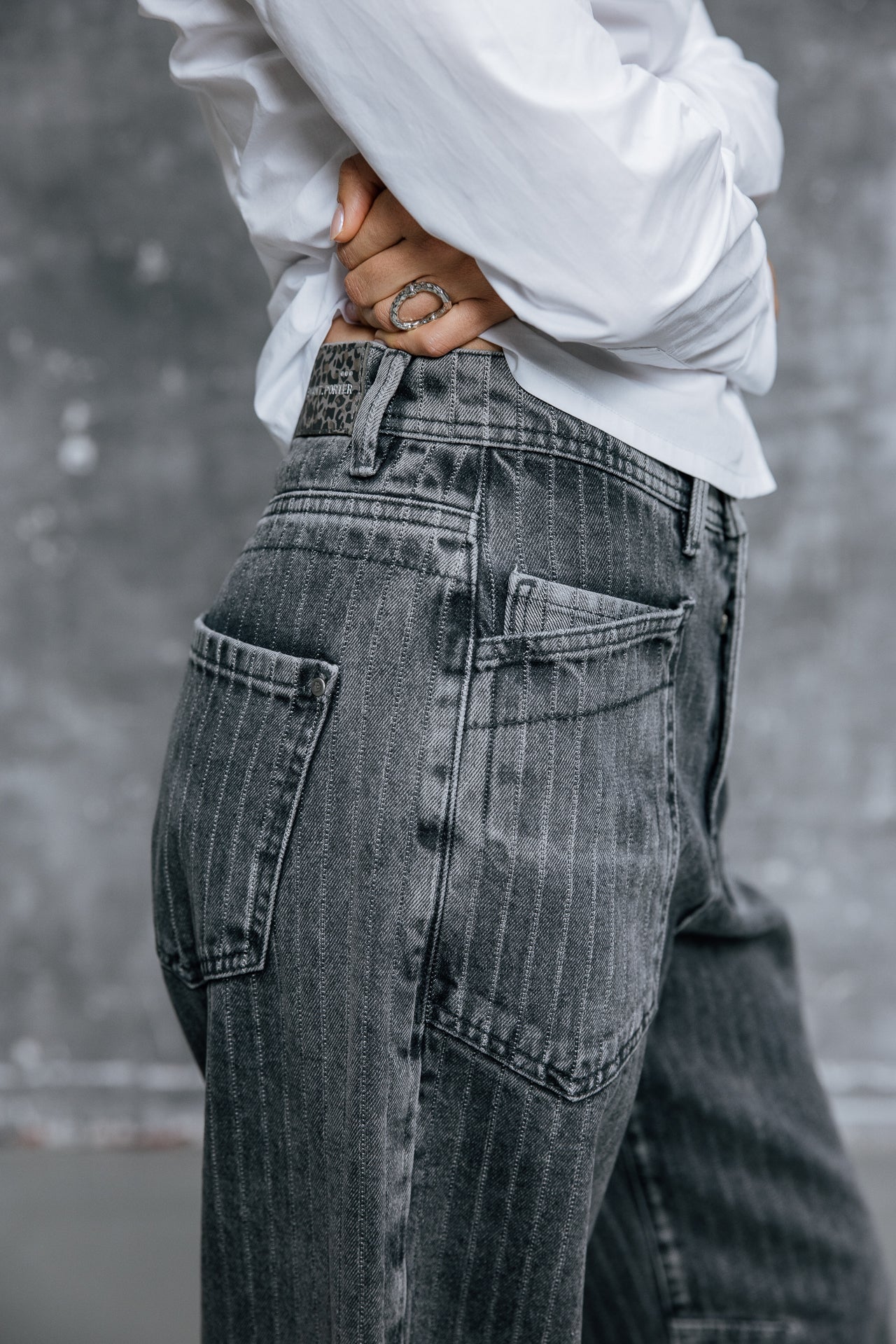 

Wide Straight Jeans Damen Gaby mimetismo | Freeman T. Porter