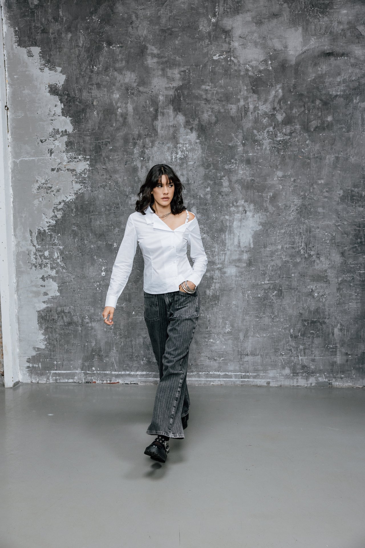 

Wide Straight Jeans Damen Gaby mimetismo | Freeman T. Porter