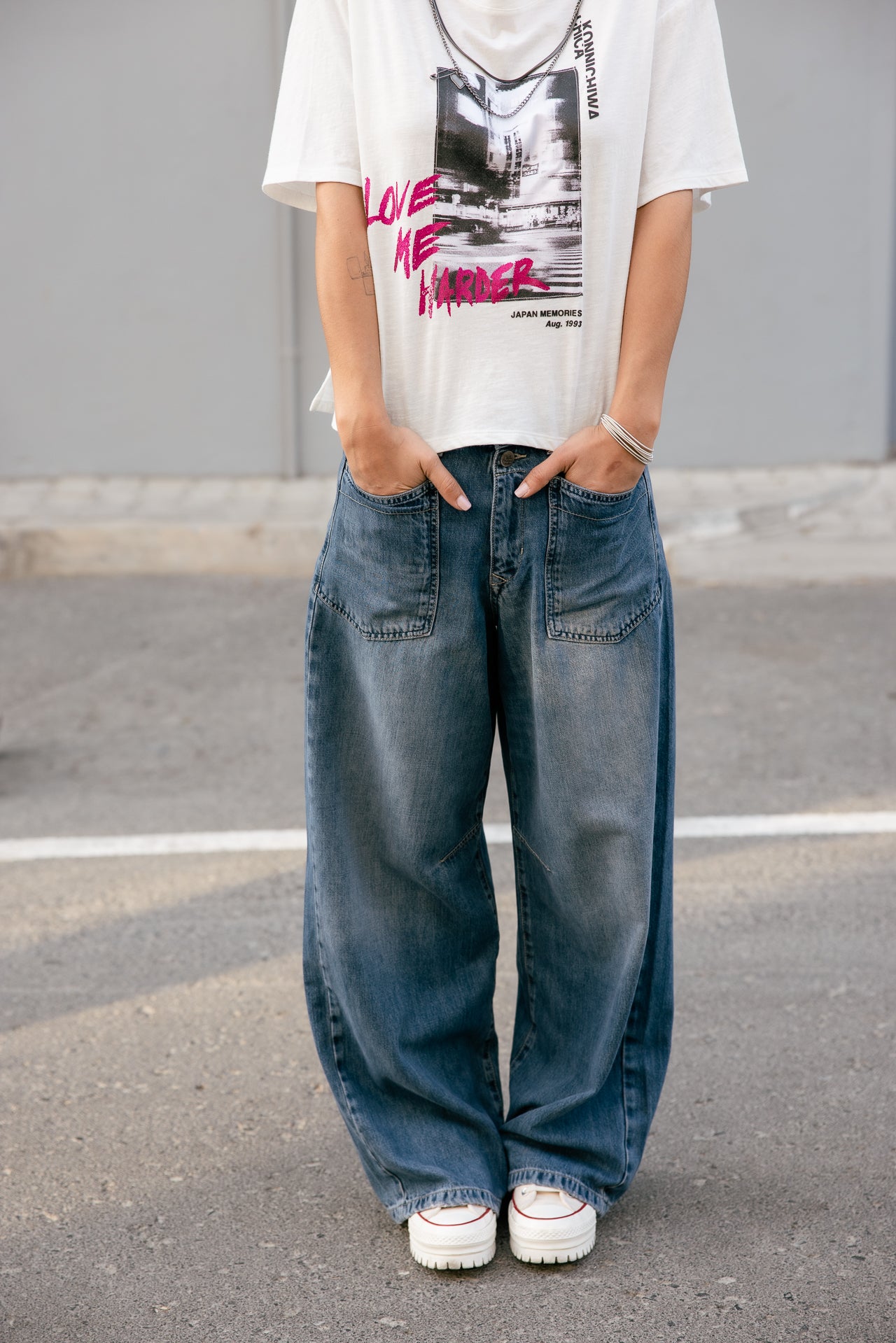 

Jeans droit large Femme Gaby Denim molove med | Freeman T. Porter