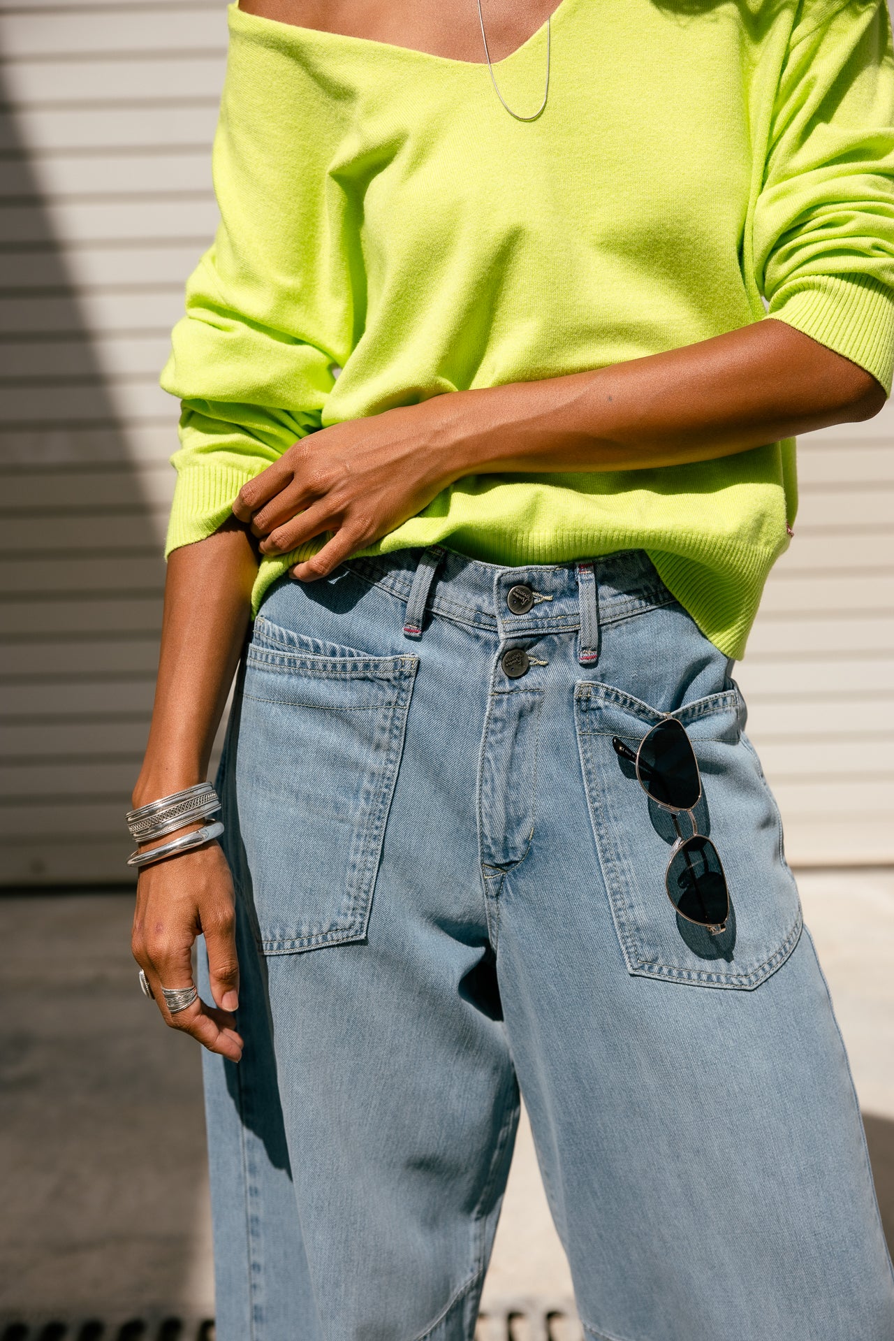 

Jeans droit large Femme Gaby Denim molove light | Freeman T. Porter