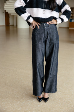 

Gerade, weite Jeans Damen Gaby barrio | Freeman T. Porter
