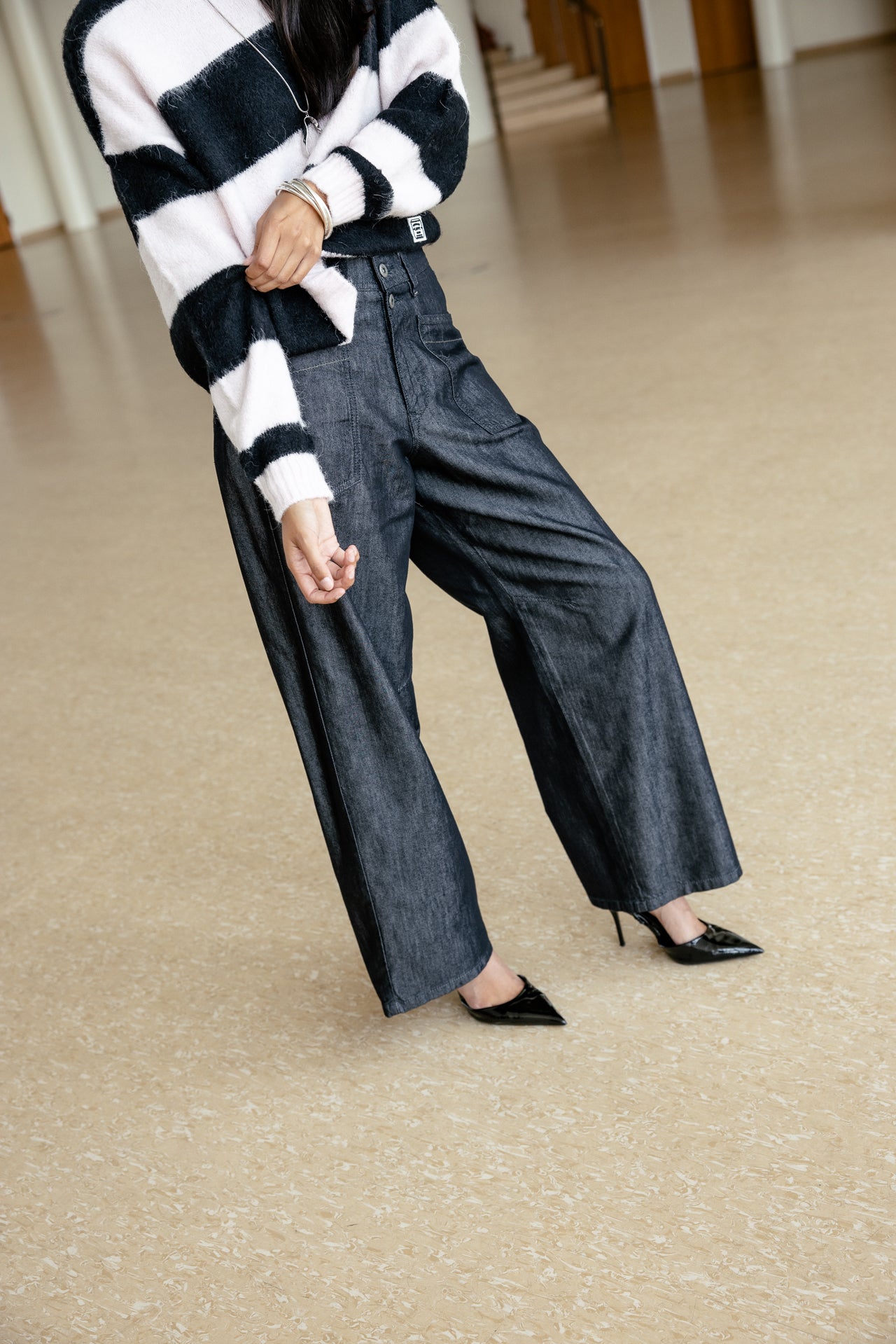 

Gerade, weite Jeans Damen Gaby barrio | Freeman T. Porter