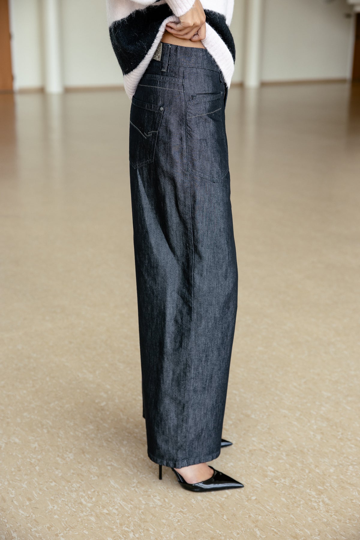 

Gerade, weite Jeans Damen Gaby barrio | Freeman T. Porter