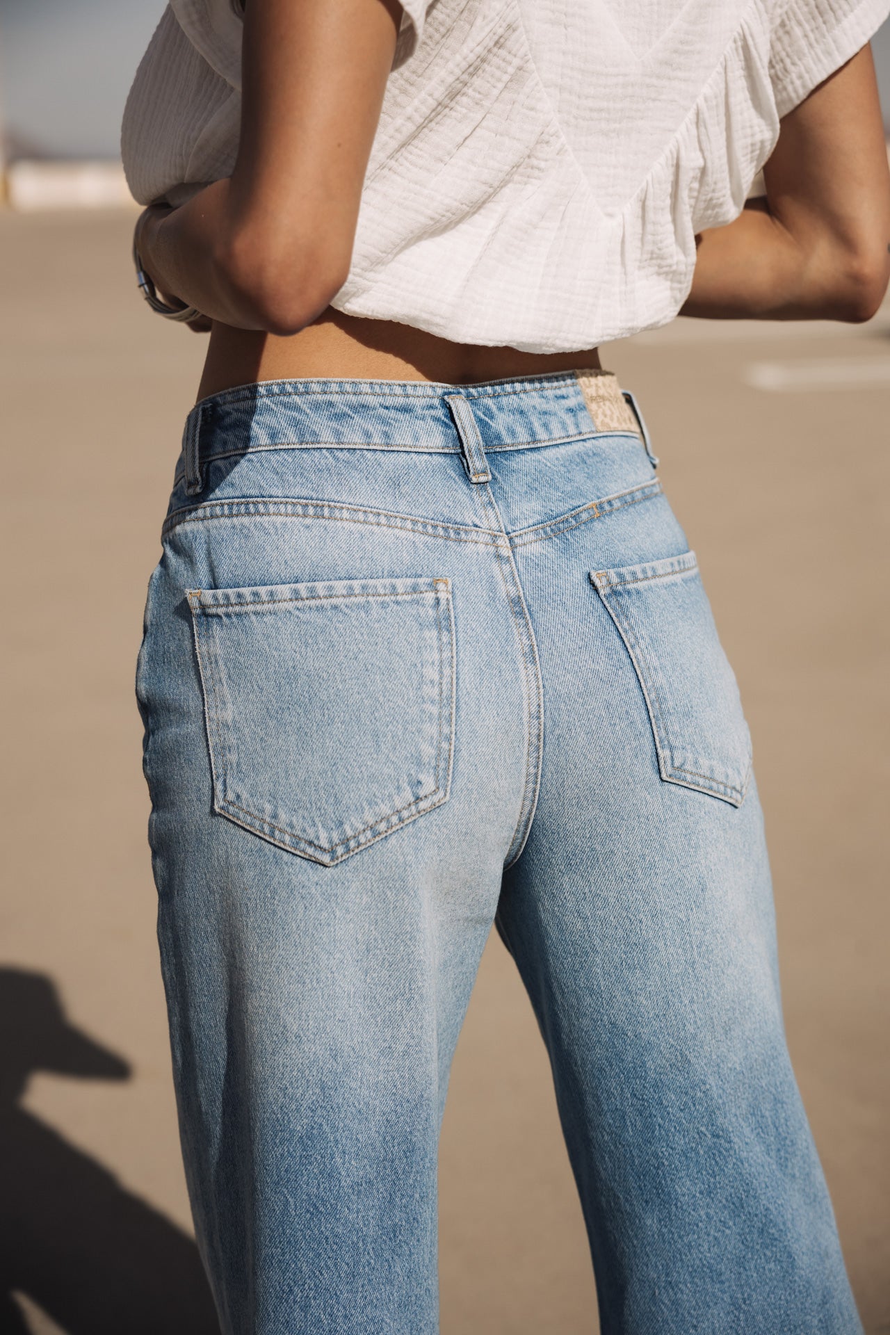 

Jeans cropped large Femme Adele mayreau | Freeman T. Porter