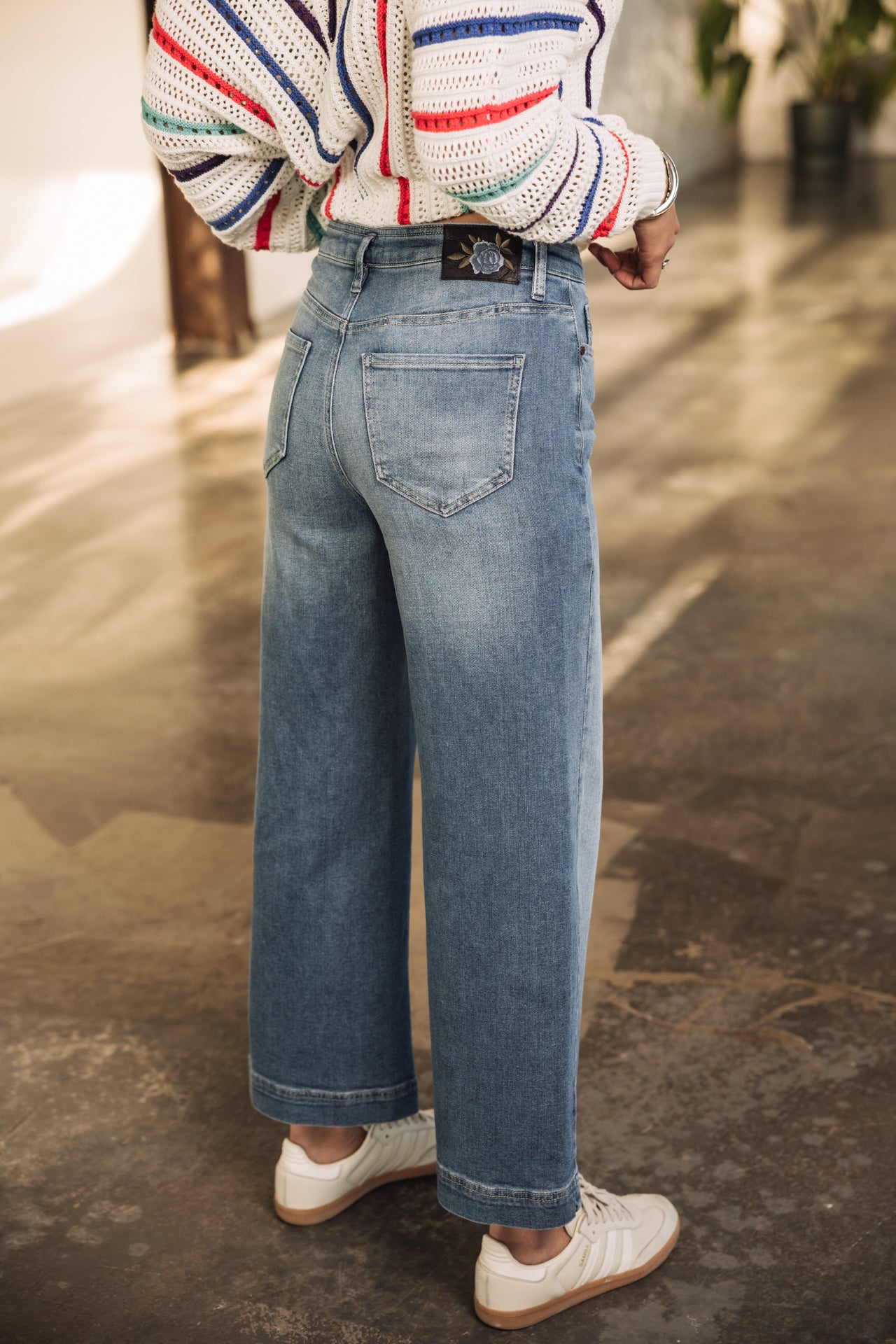 

Jeans cropped large Femme Adele frenesia | Freeman T. Porter