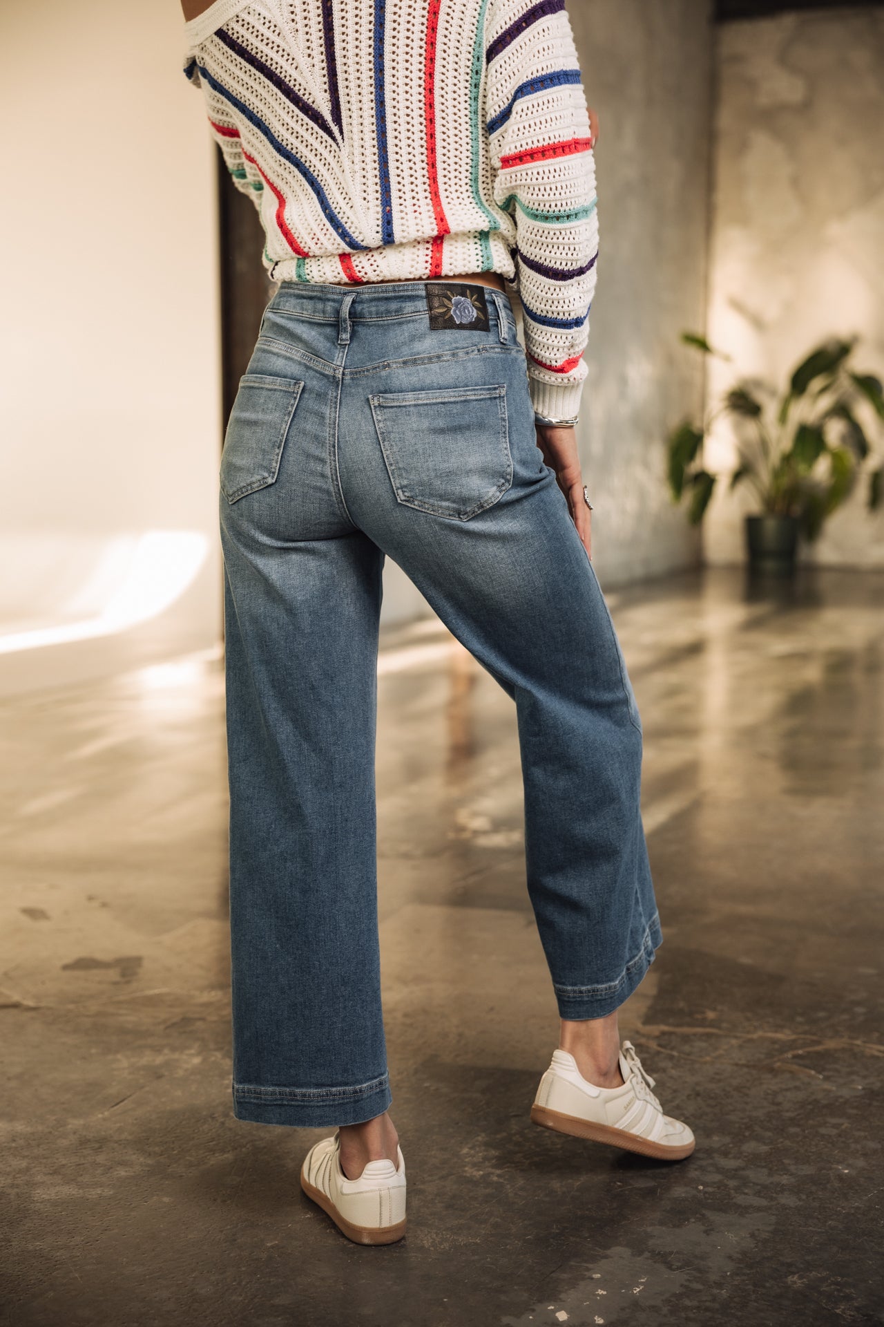 

Jeans cropped large Femme Adele frenesia | Freeman T. Porter