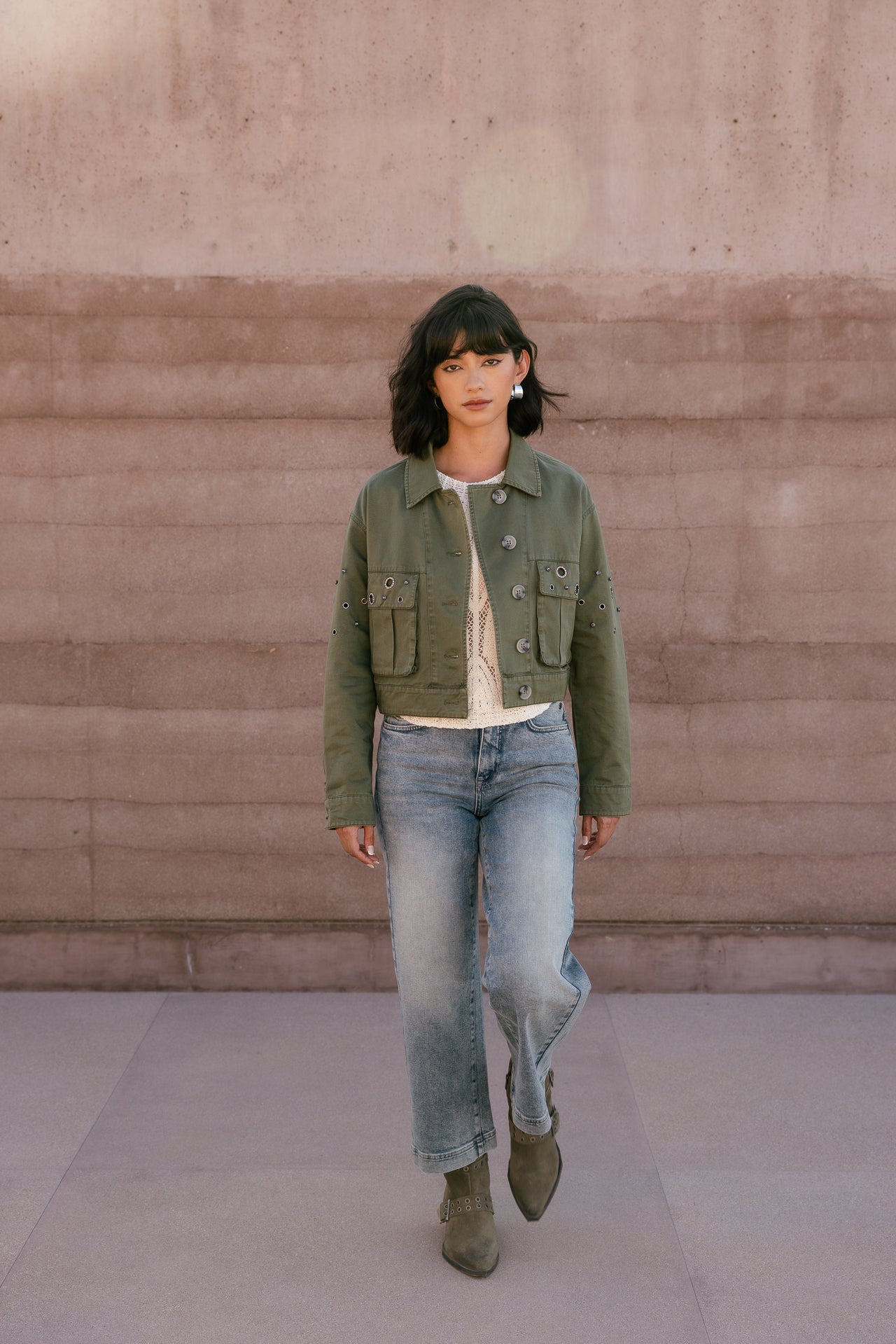 

Jeans taille haute 7/8 Femme Adele barlton | Freeman T. Porter