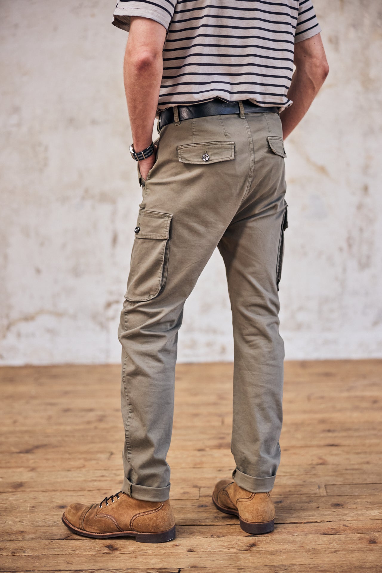

Pantalon cargo Men Punacho Twilly deep lichen green | Freeman T. Porter