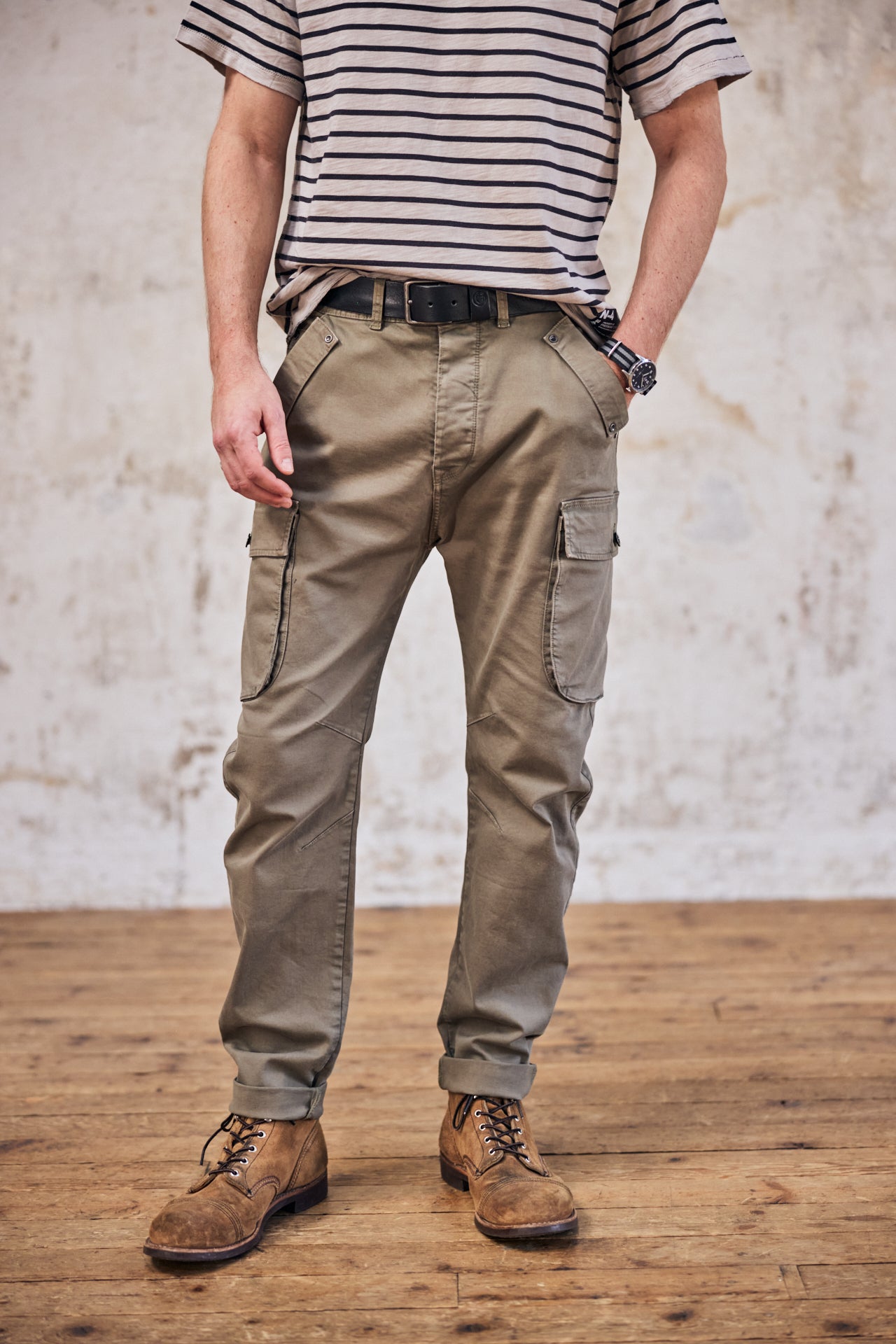 

Pantalon cargo Men Punacho Twilly deep lichen green | Freeman T. Porter