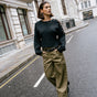

Hohe Taillenhosen Frau Phoebe Smart dark olive | Freeman T. Porter
