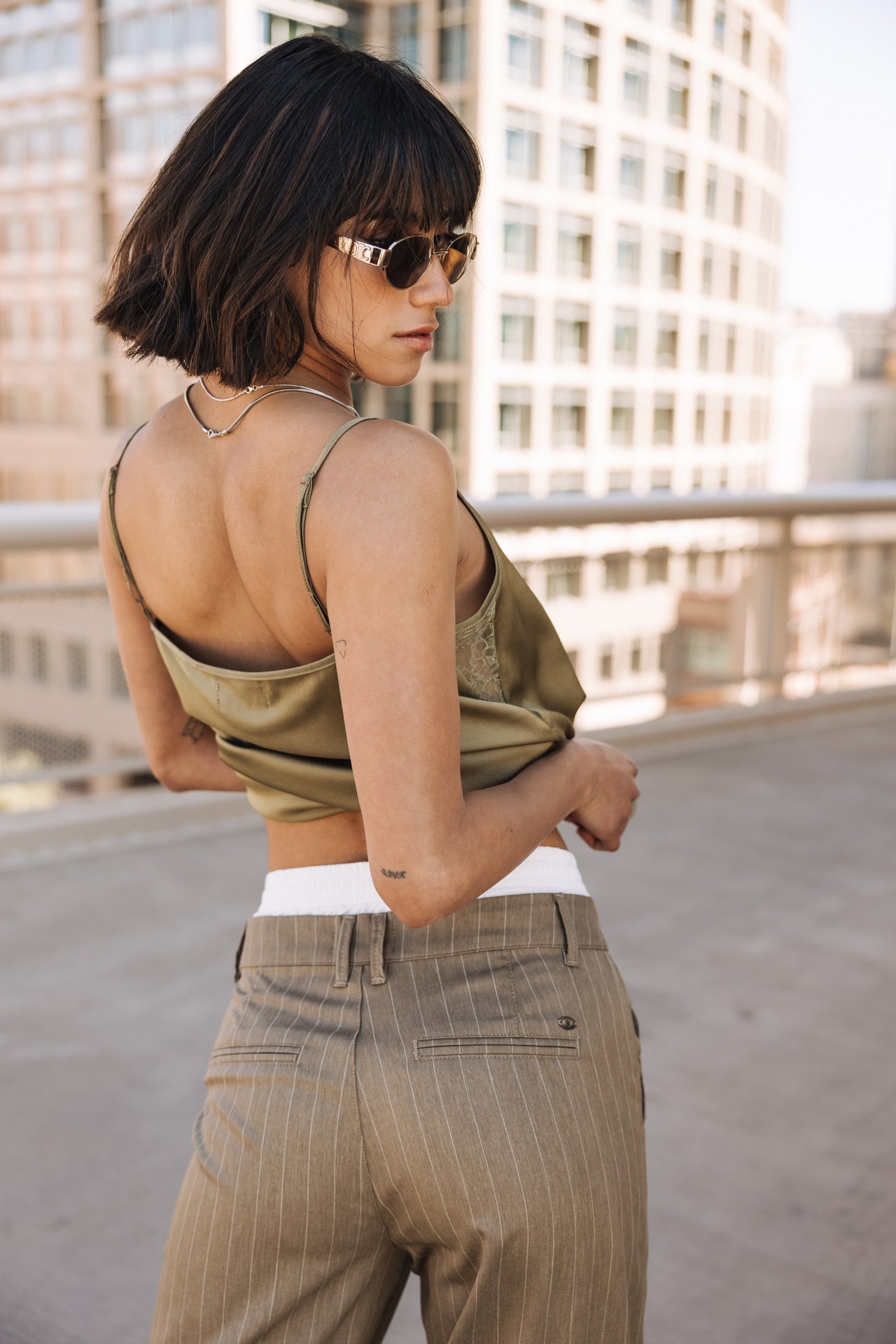 

Pantalon double ceinture Femme Carlita Cairo overland trek | Freeman T. Porter