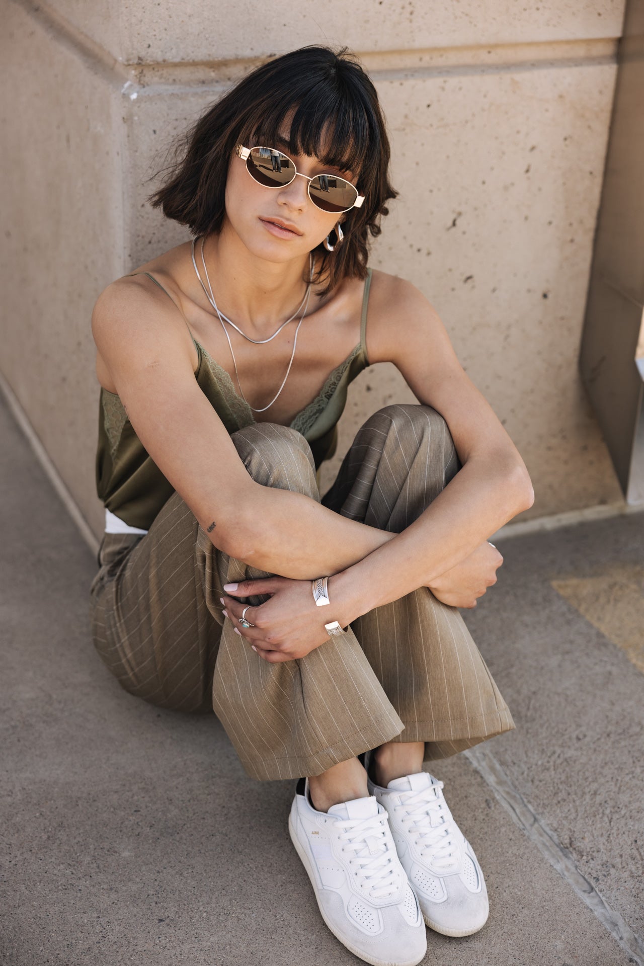 

Pantalon double ceinture Femme Carlita Cairo overland trek | Freeman T. Porter