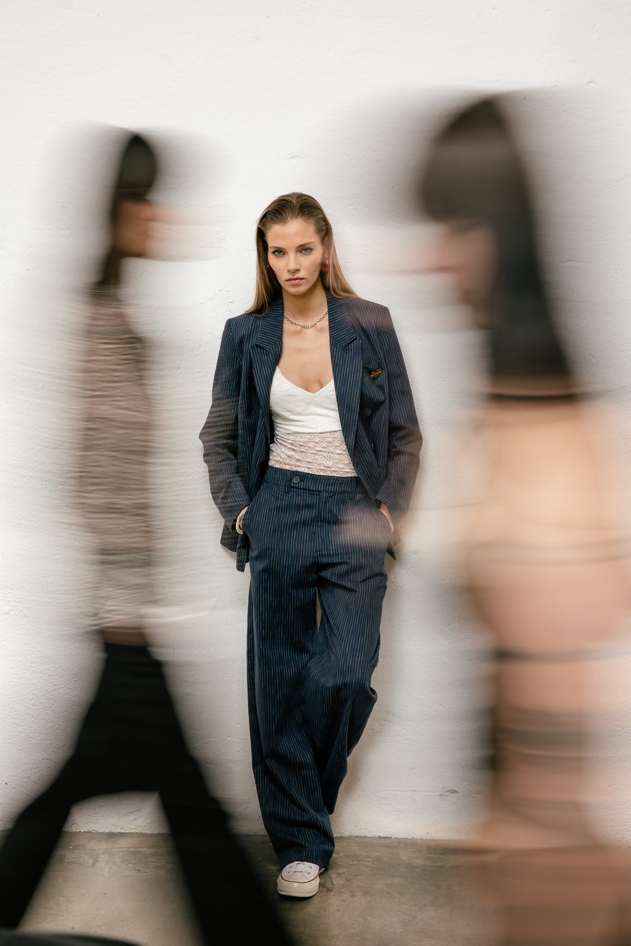 

City Trousers Women Sharon Falls navy | Freeman T. Porter