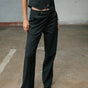 

Pantalon large taille haute Woman Sharon Oficina black iris | Freeman T. Porter