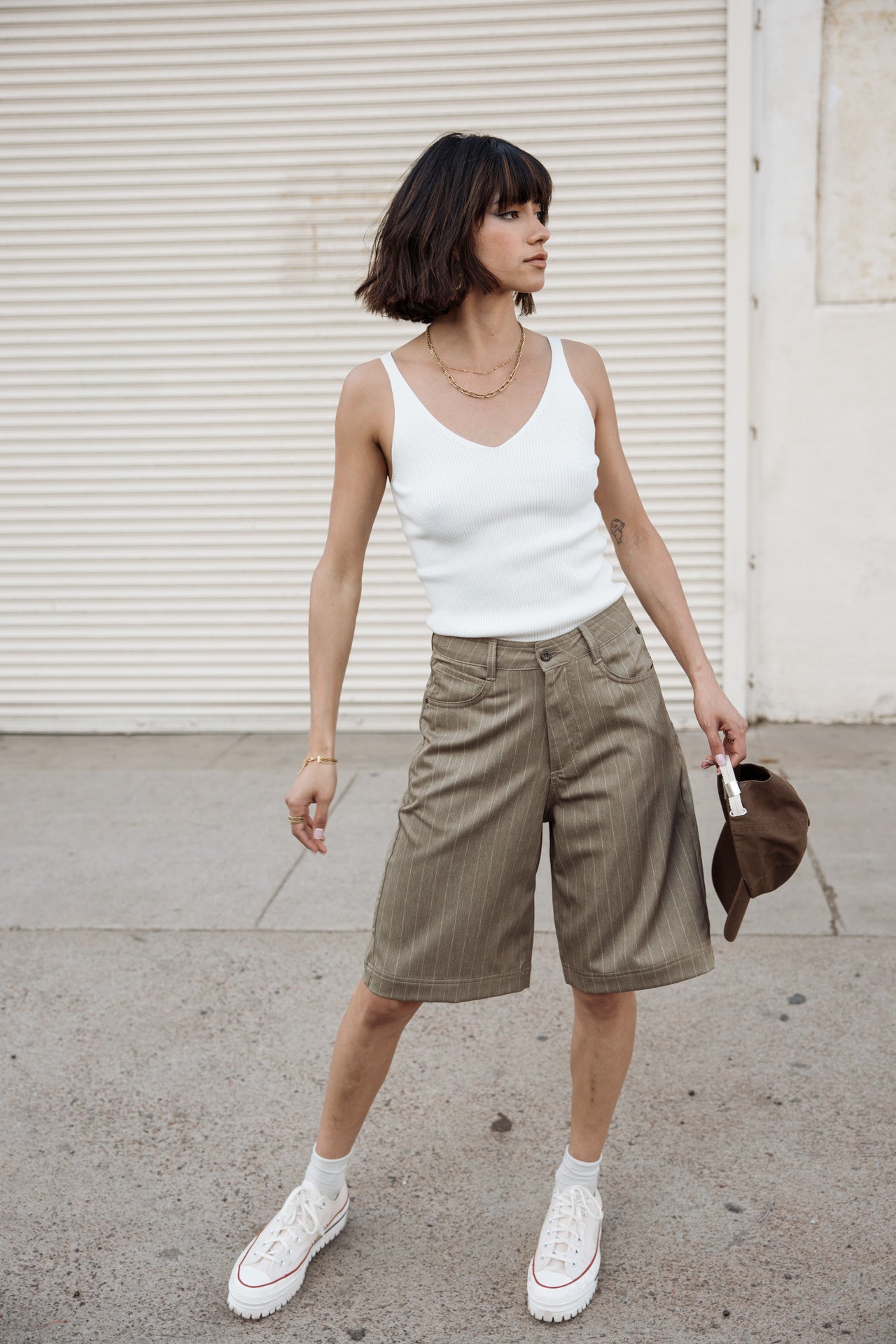 

Weite Bermuda-Shorts Frau Maxine Cairo overland trek | Freeman T. Porter