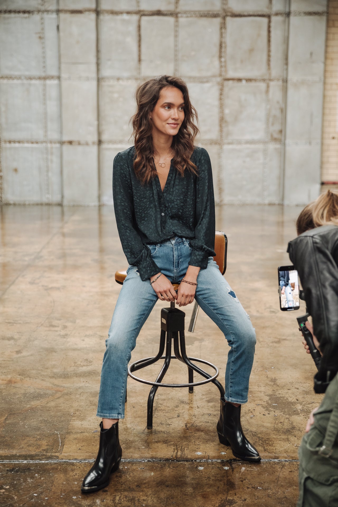 

Jeans slim cropped Femme Sophy proof | Freeman T. Porter