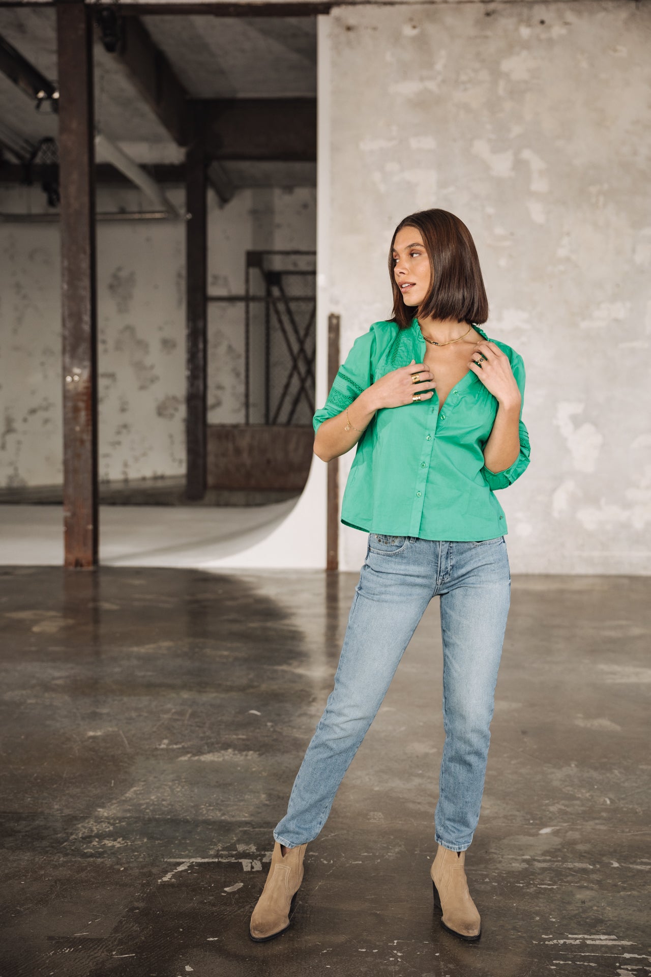 

Jeans slim cropped Femme Sophy pirana | Freeman T. Porter
