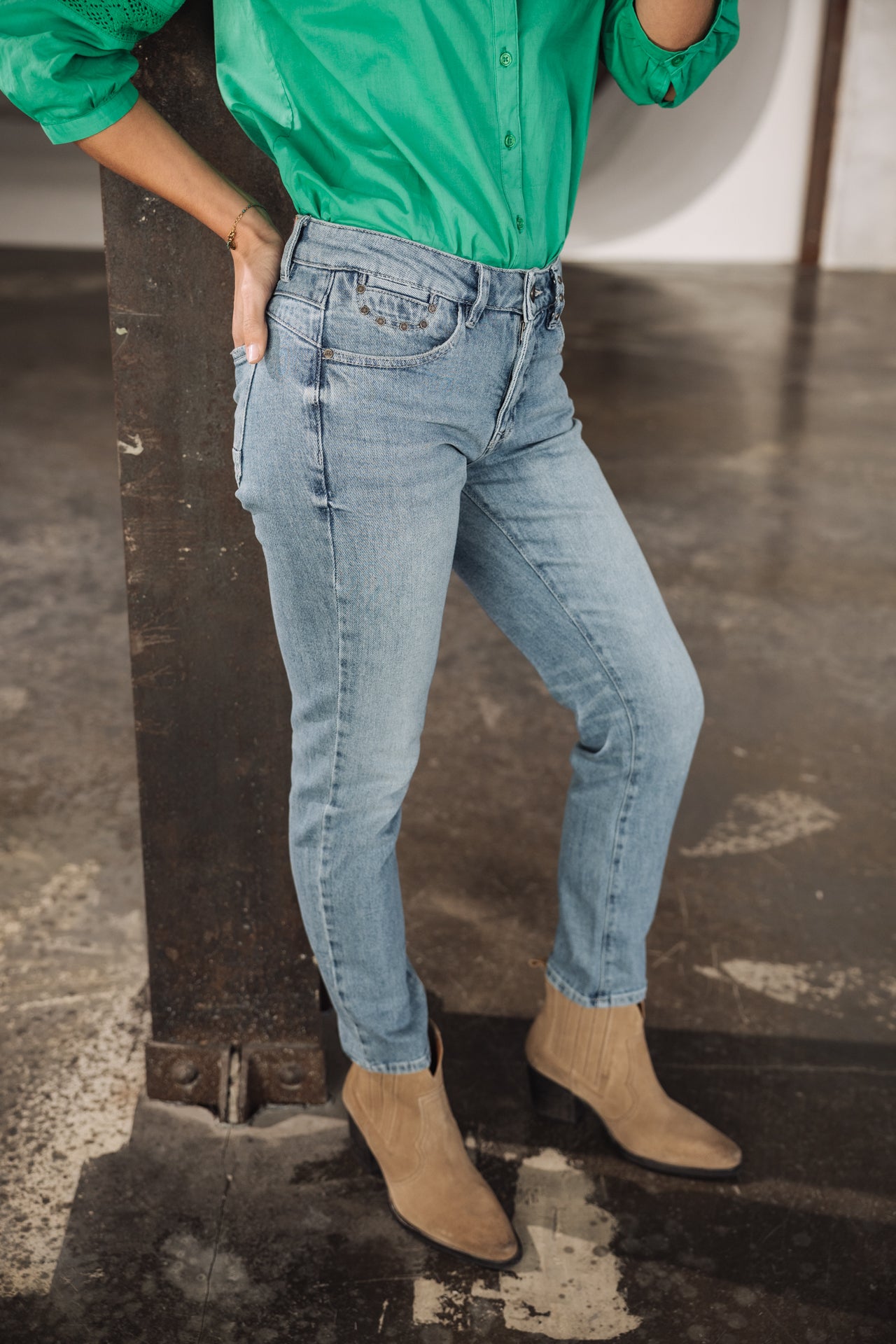 

Jeans slim cropped Femme Sophy pirana | Freeman T. Porter