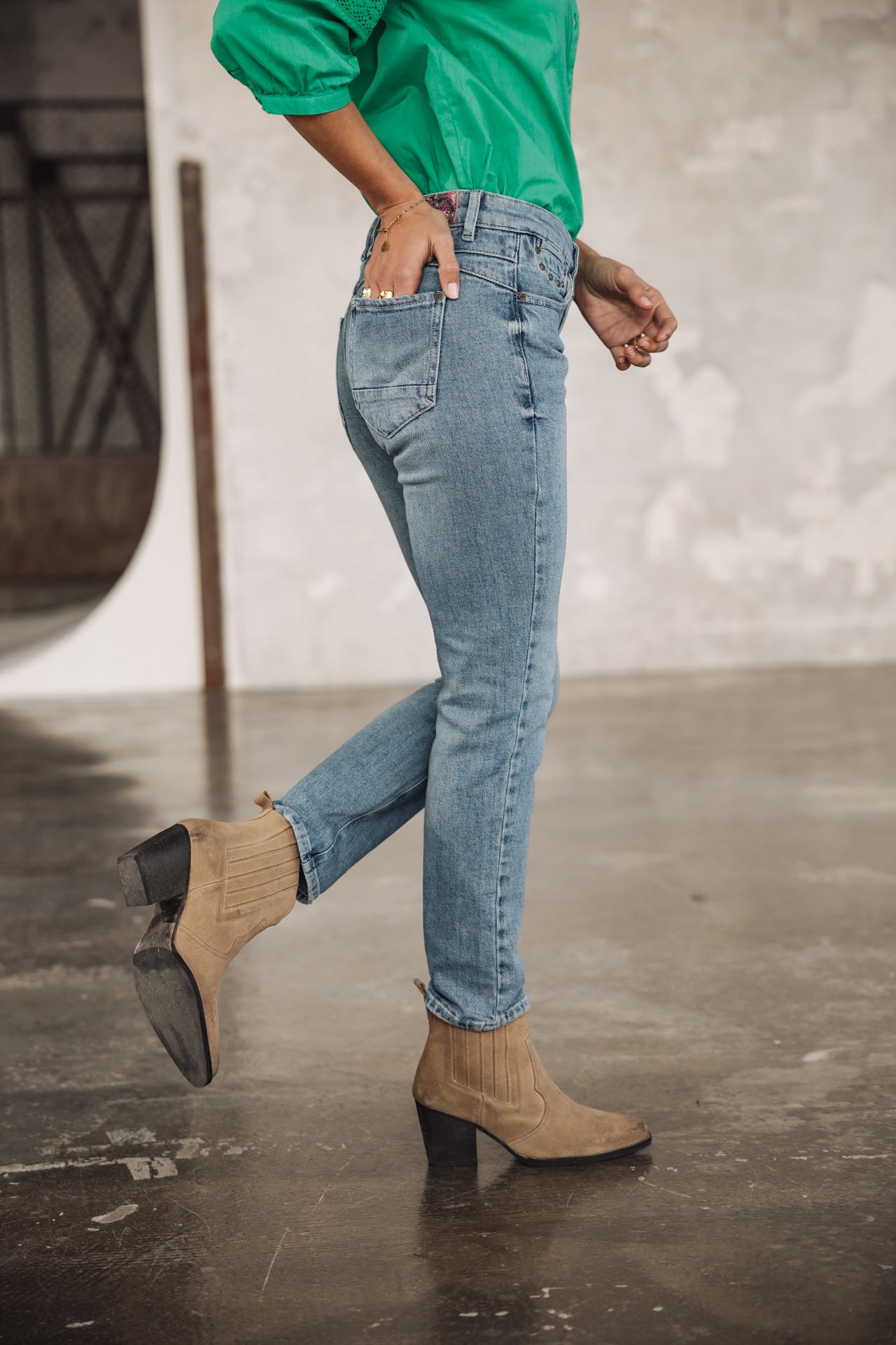 

Jeans slim cropped Femme Sophy pirana | Freeman T. Porter