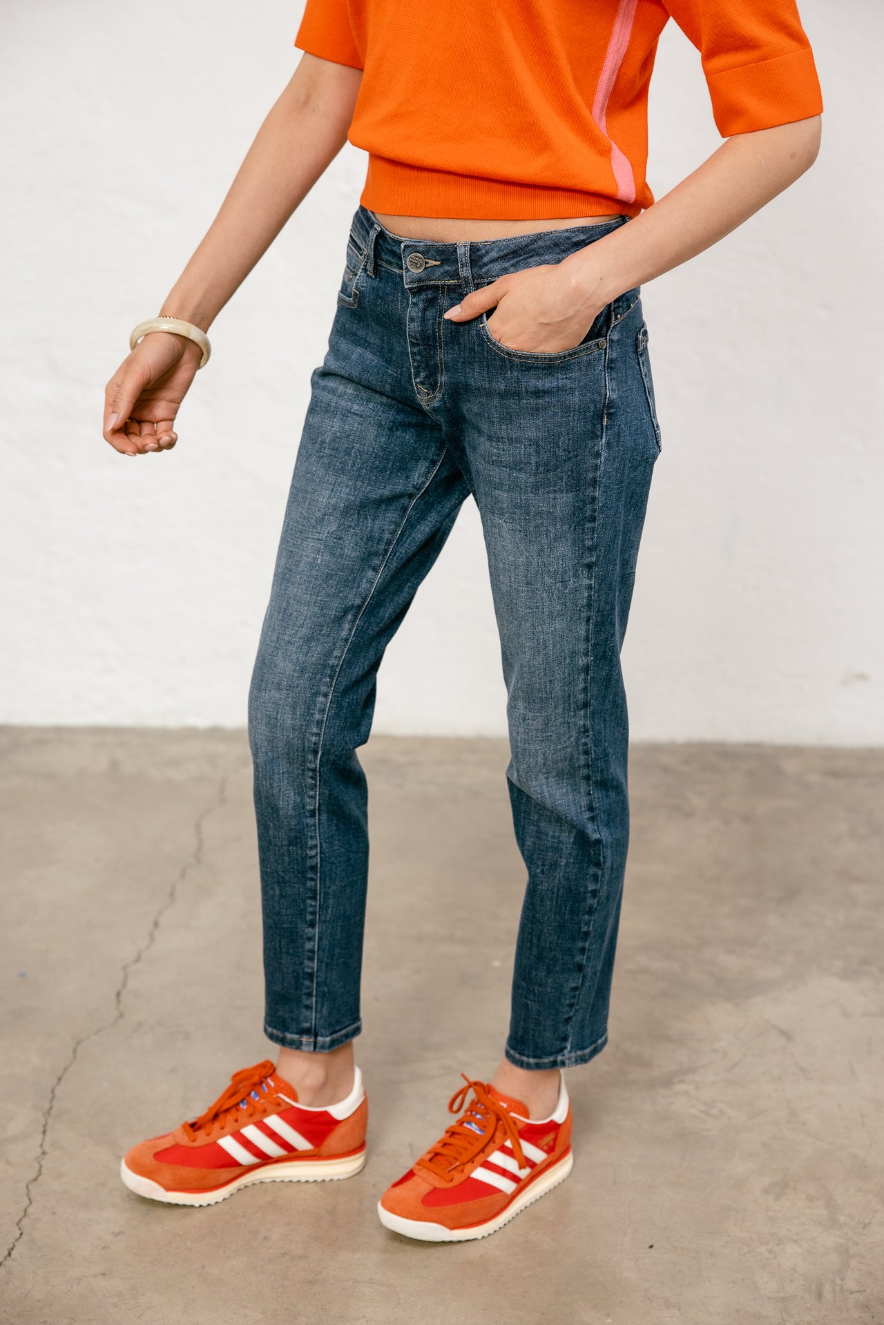 

Jeans slim 7/8 Femme Sophy medley dark | Freeman T. Porter