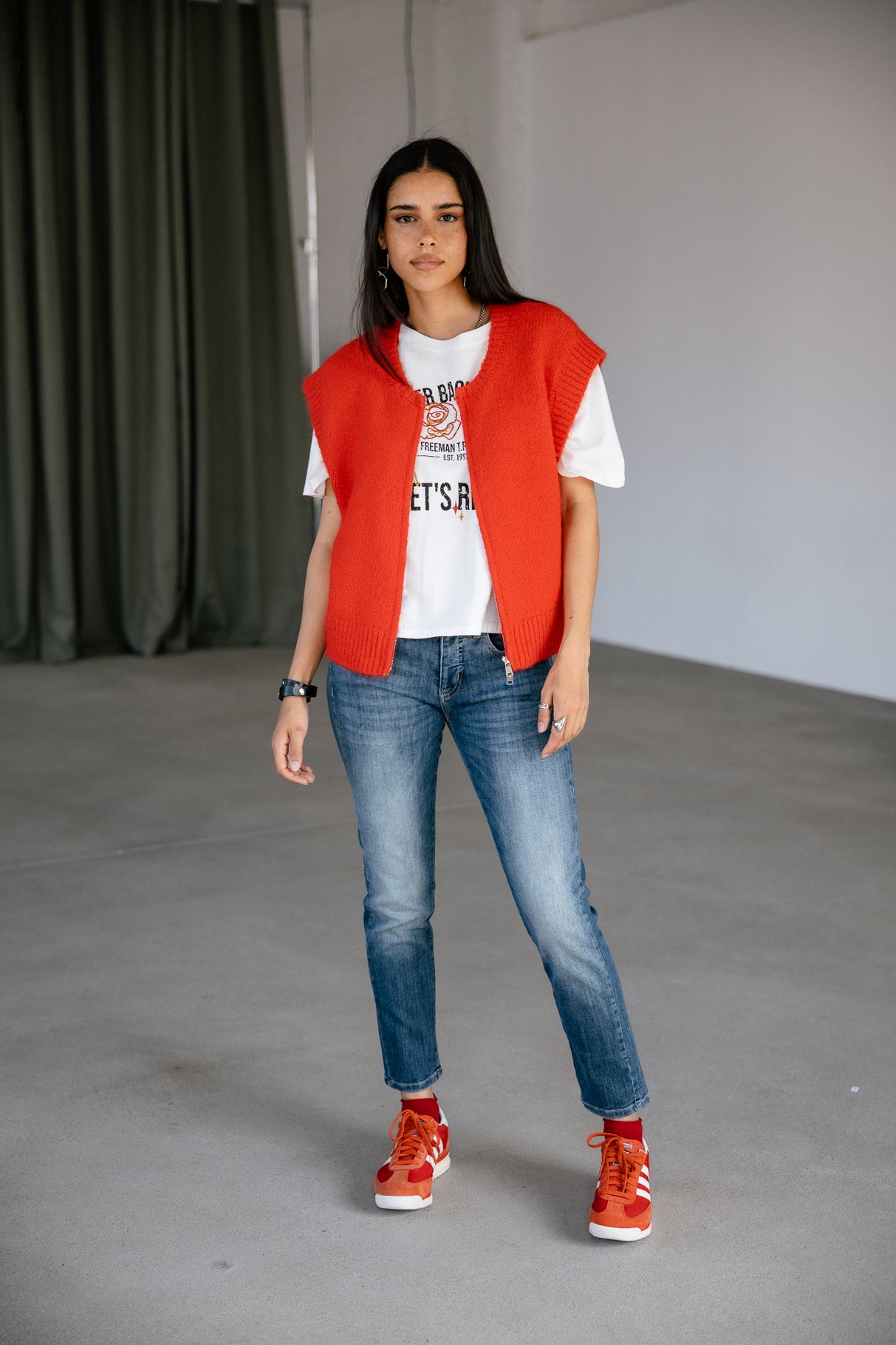 

Schmale Cropped-Jeans Frau Sophy pacific | Freeman T. Porter